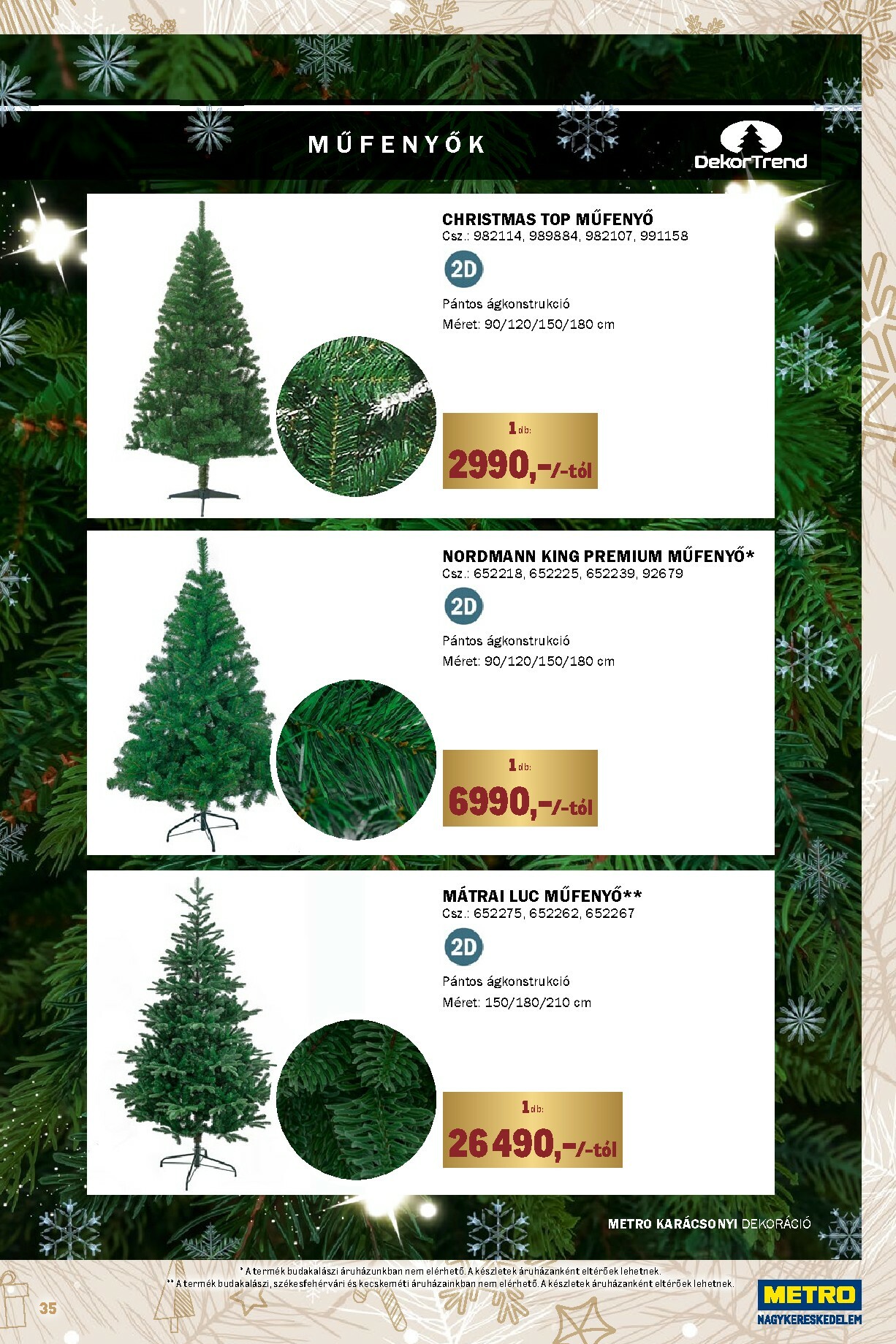 metro - Metro - Ünnepi katalógus akciós újság, érvényes 11.02. - 11.30. - page: 35