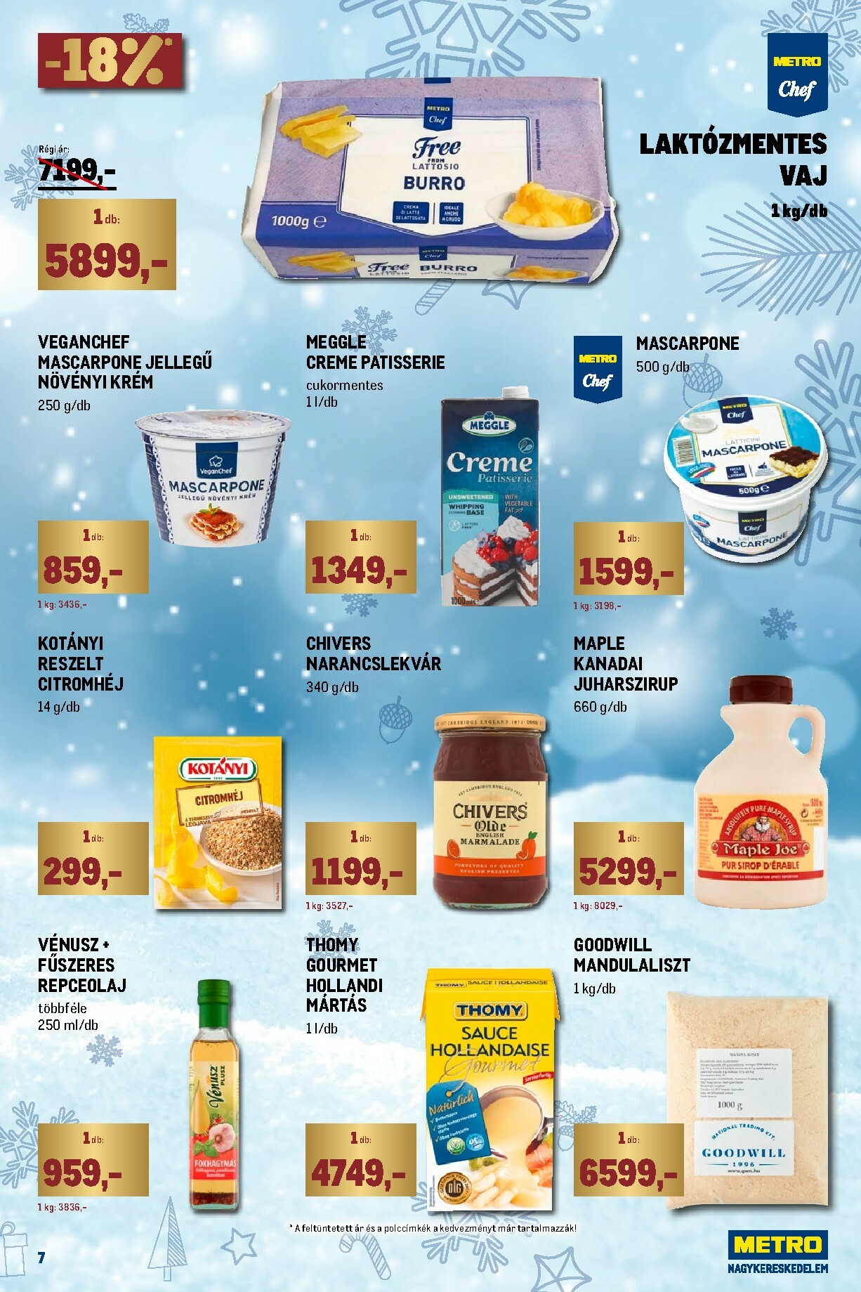 metro - Metro - Ünnepi katalógus akciós újság, érvényes 11.02. - 11.30. - page: 7