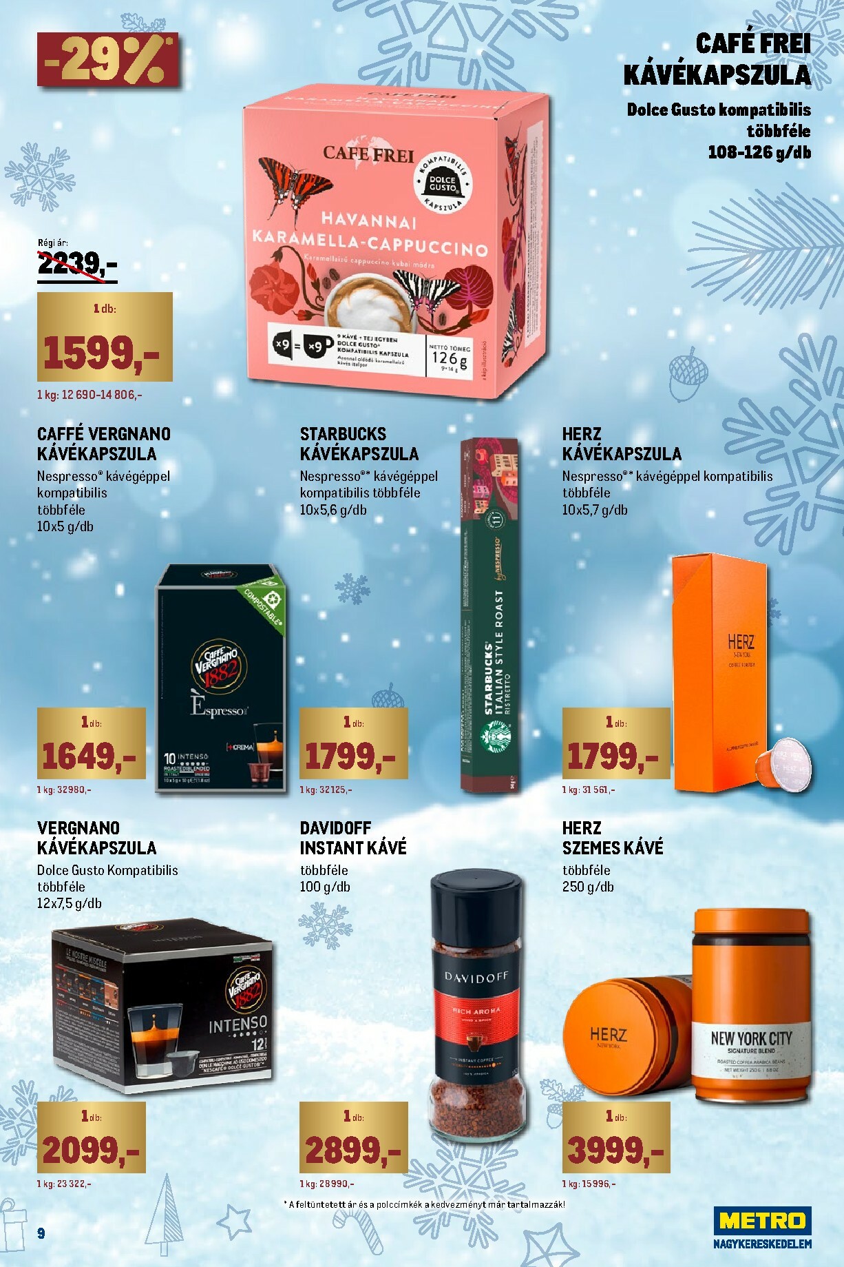 metro - Metro - Ünnepi katalógus akciós újság, érvényes 11.02. - 11.30. - page: 9