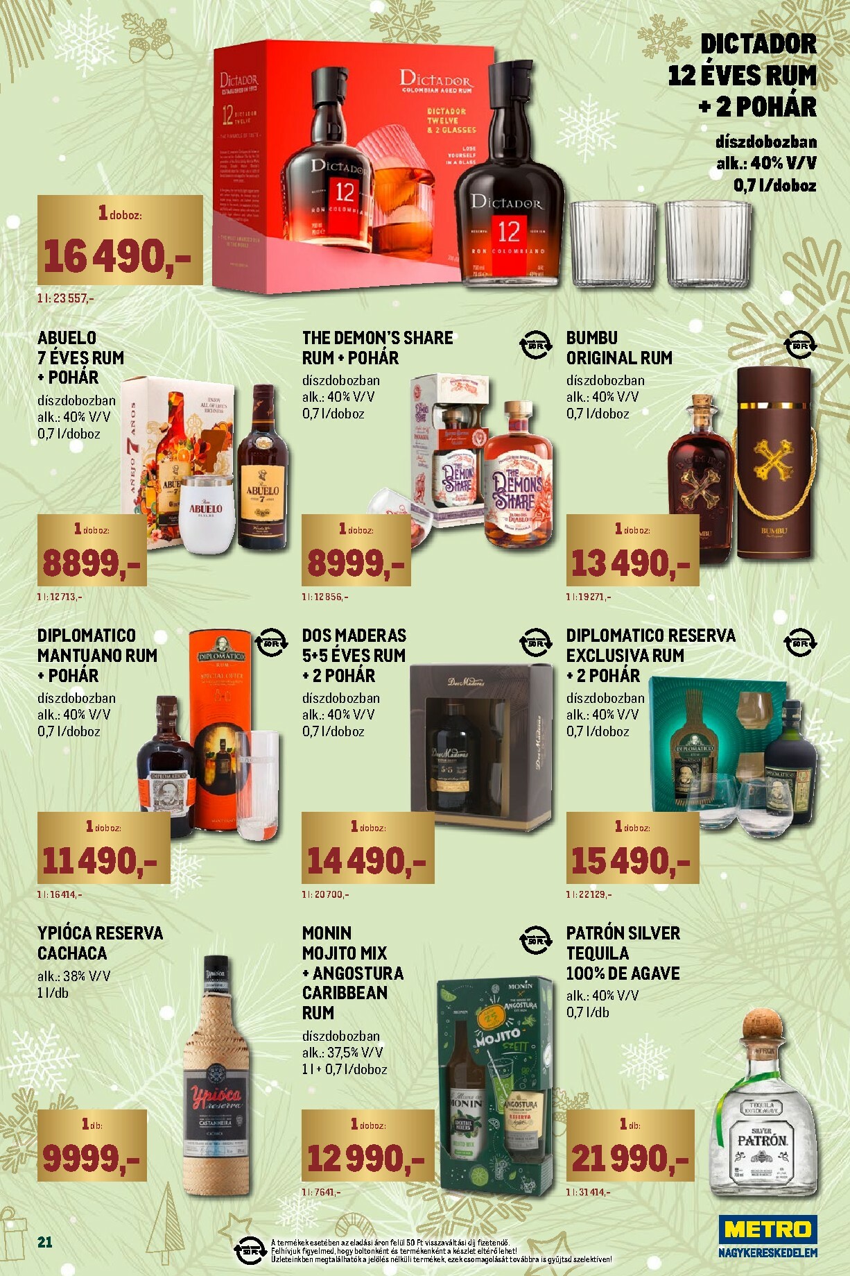 metro - Metro - Ünnepi katalógus akciós újság, érvényes 11.02. - 11.30. - page: 21