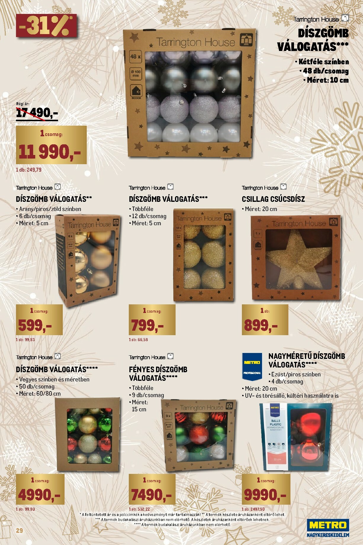 metro - Metro - Ünnepi katalógus akciós újság, érvényes 11.02. - 11.30. - page: 29