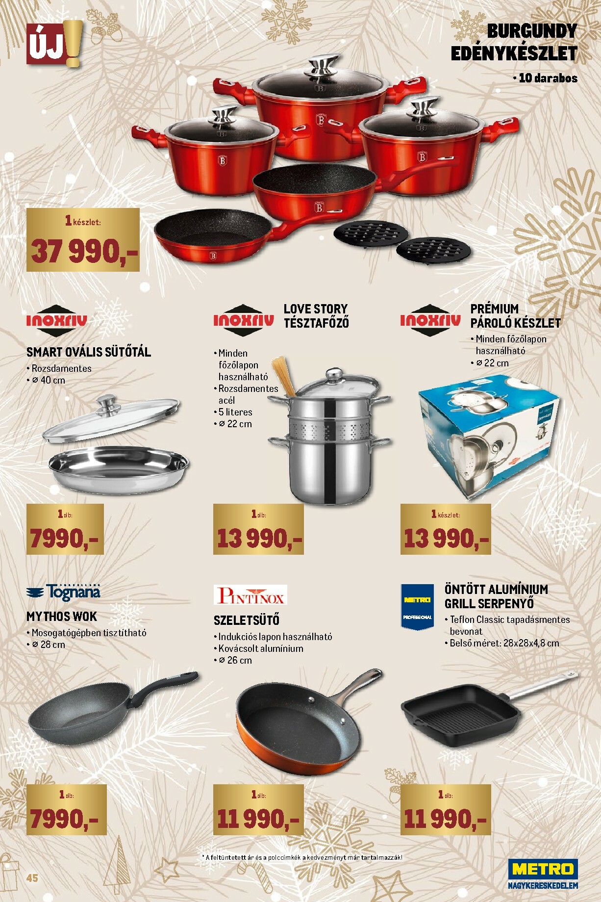 metro - Metro - Ünnepi katalógus akciós újság, érvényes 11.02. - 11.30. - page: 45