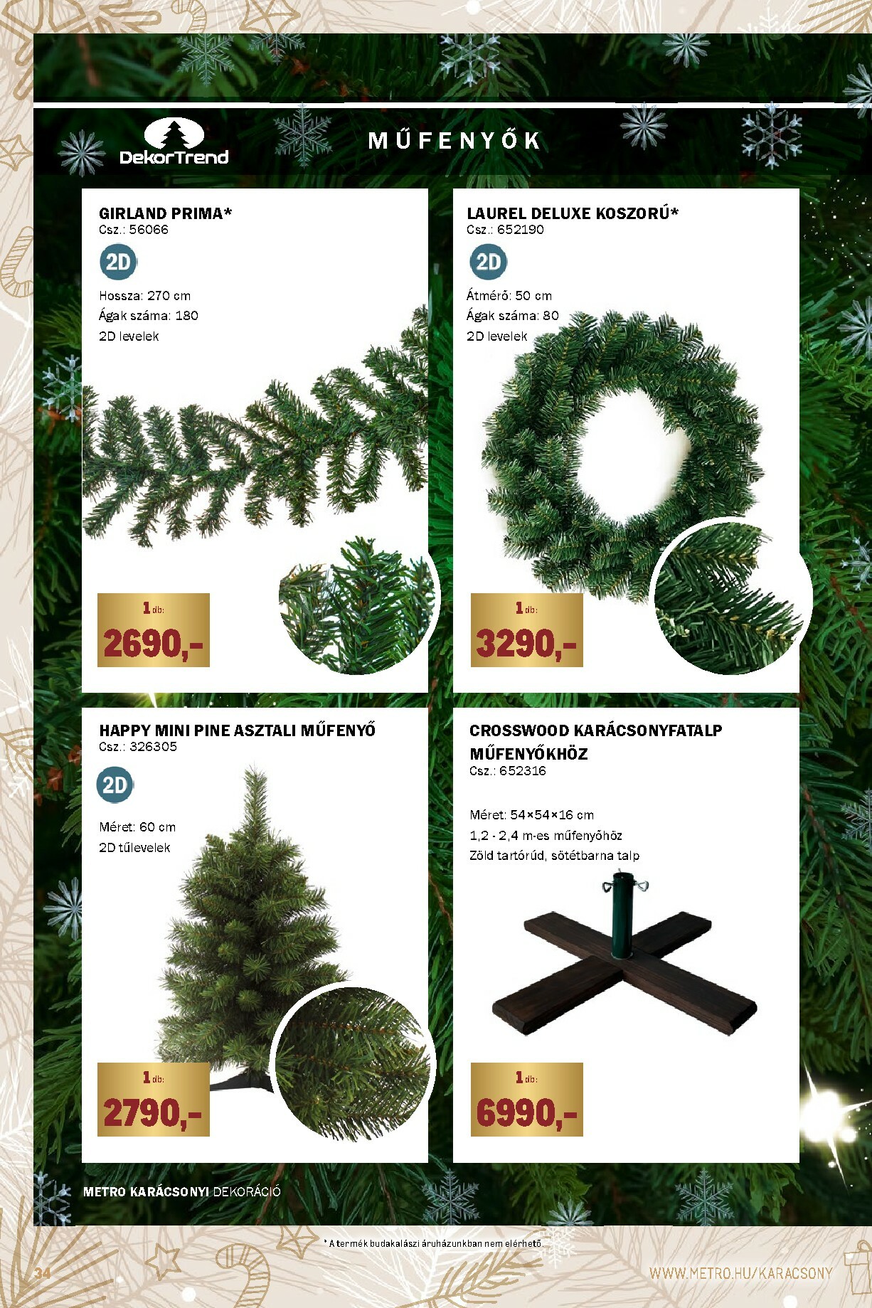 metro - Metro - Ünnepi katalógus akciós újság, érvényes 11.02. - 11.30. - page: 34