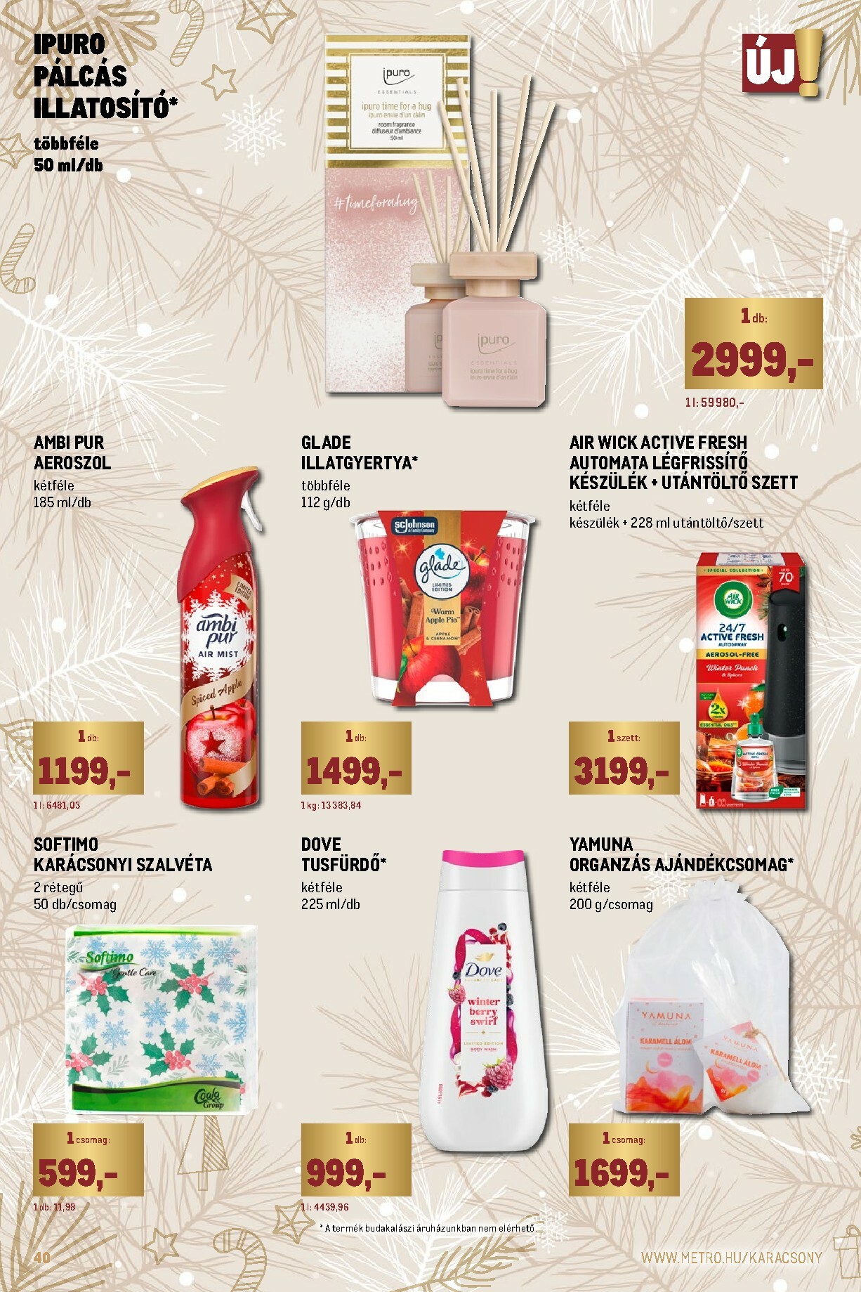 metro - Metro - Ünnepi katalógus akciós újság, érvényes 11.02. - 11.30. - page: 40