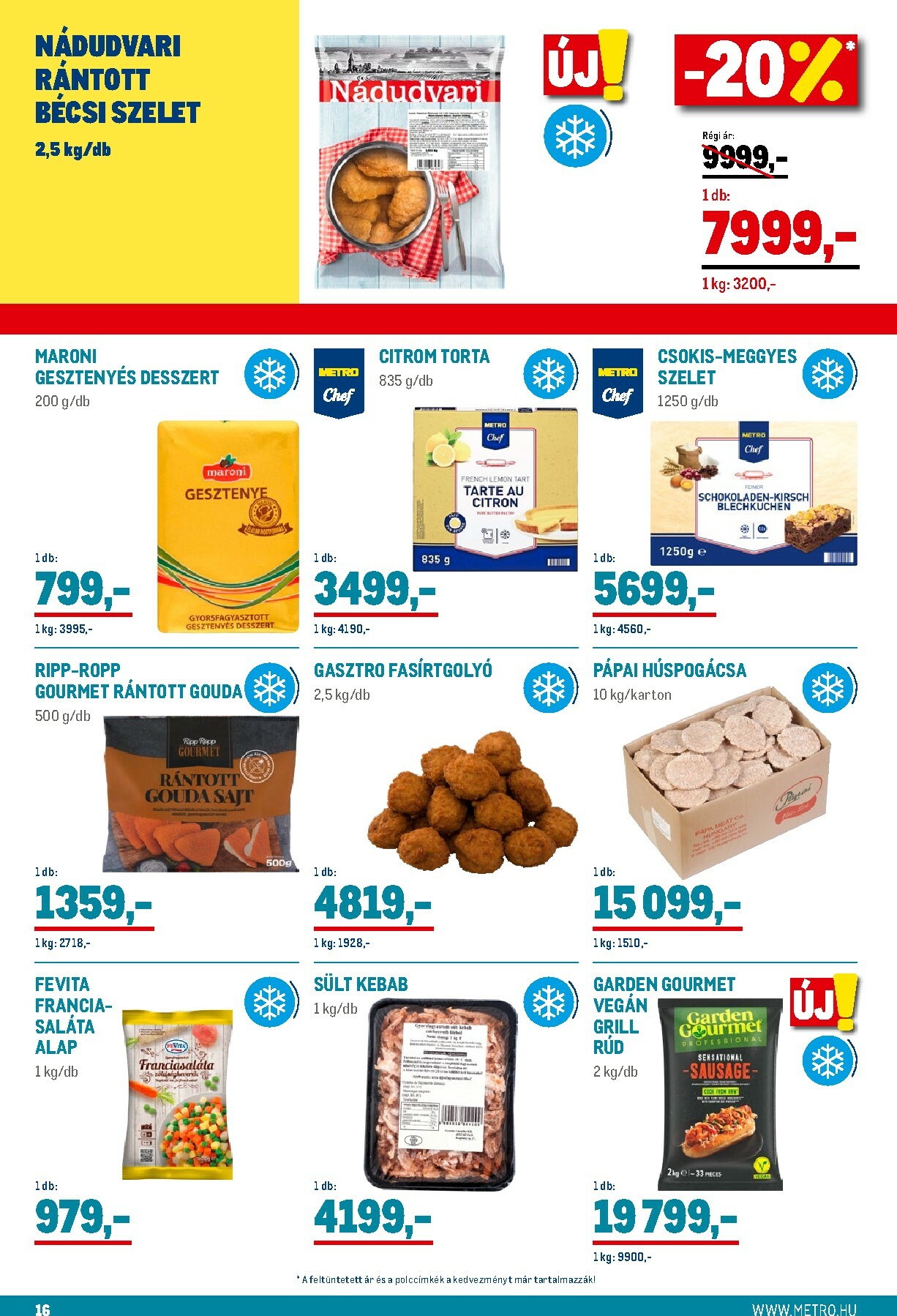 metro - Metro - Élelmiszer és Szezonális katalógus! akciós újság, érvényes 11.02. - 11.30. - page: 16