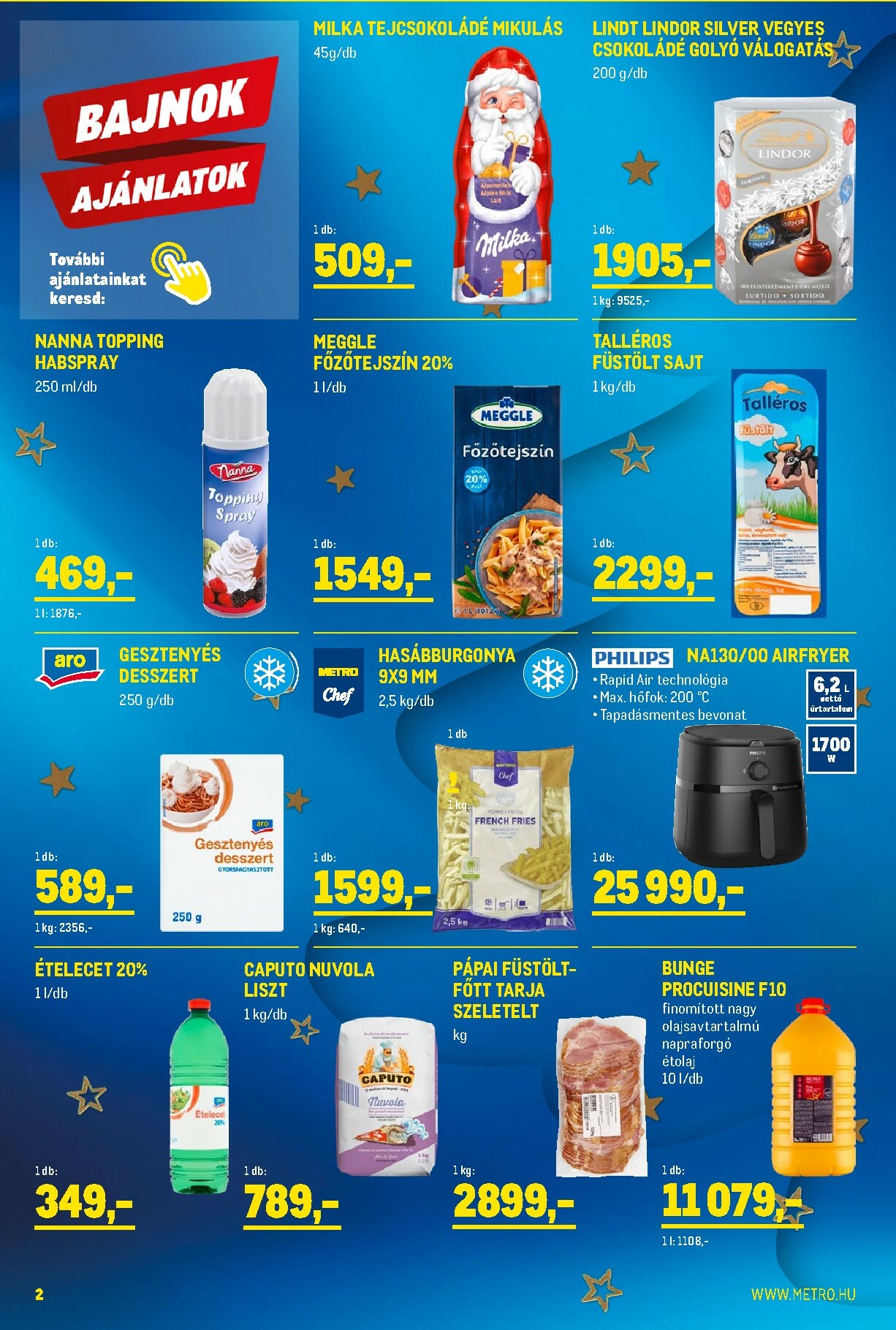 metro - Metro - Élelmiszer és Szezonális katalógus! akciós újság, érvényes 11.02. - 11.30. - page: 2