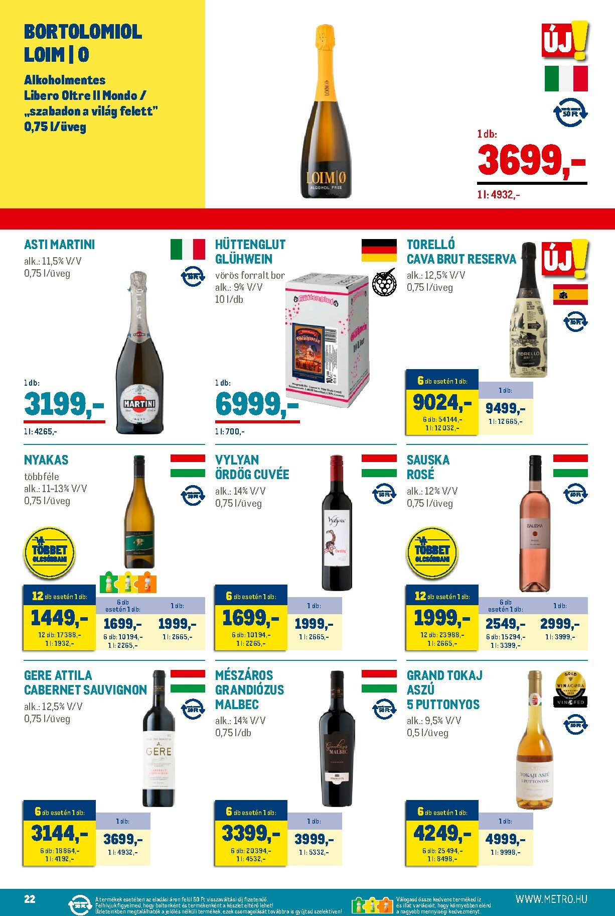 metro - Metro - Élelmiszer és Szezonális katalógus! akciós újság, érvényes 11.02. - 11.30. - page: 22