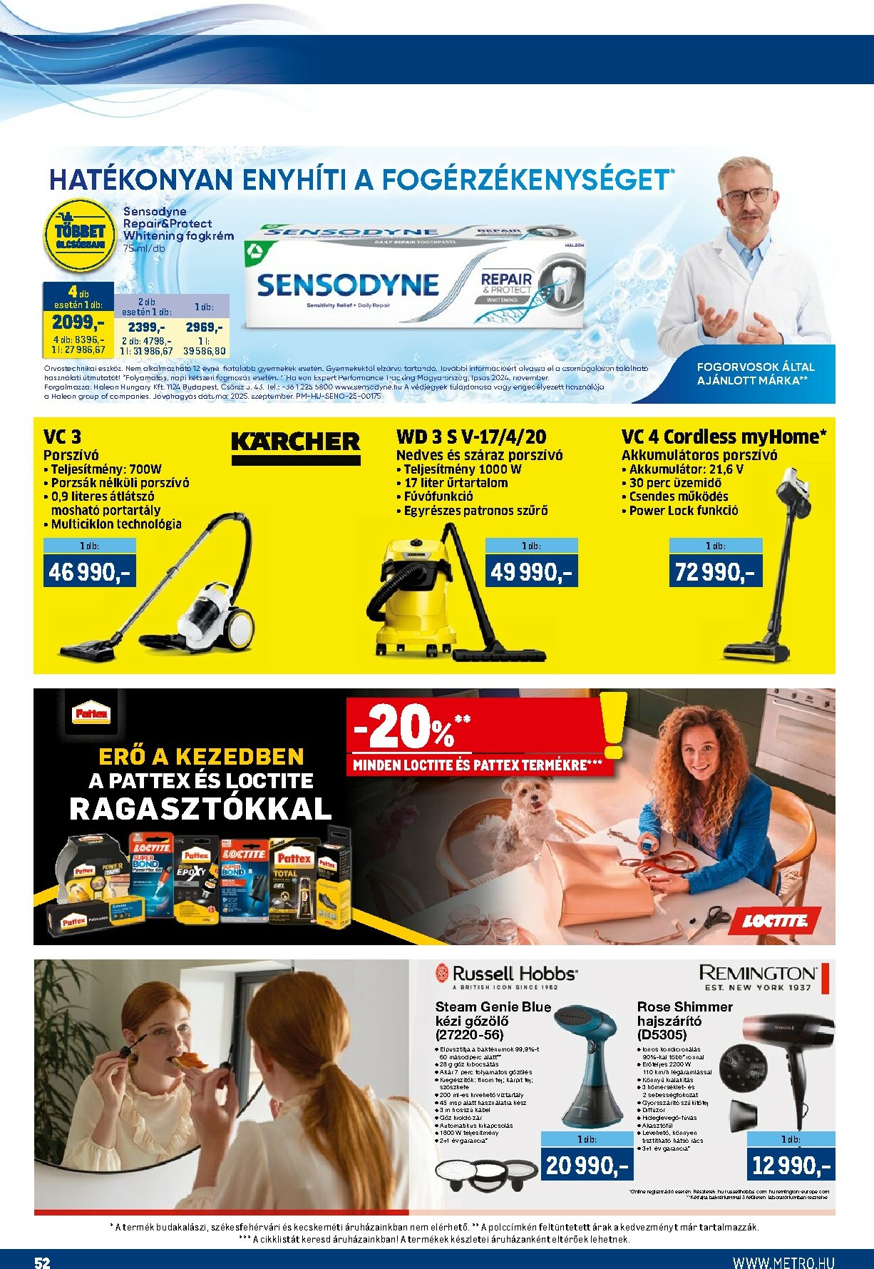 metro - Metro - Márkák katalógus akciós újság, érvényes 11.15. - 11.30. - page: 52