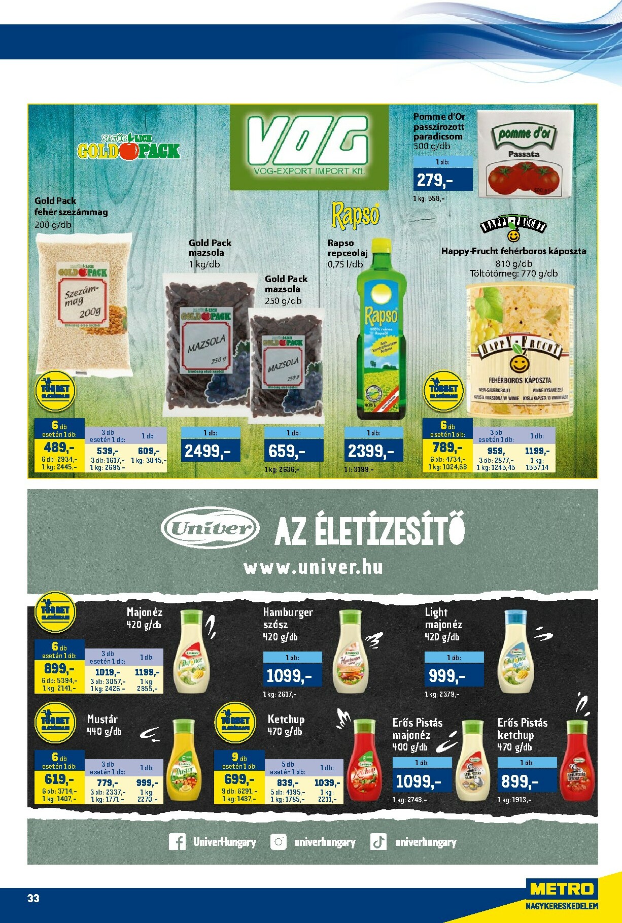metro - Metro - Márkák katalógus akciós újság, érvényes 11.15. - 11.30. - page: 33