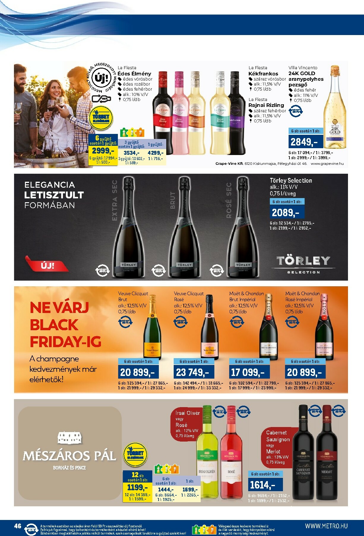 metro - Metro - Márkák katalógus akciós újság, érvényes 11.15. - 11.30. - page: 46