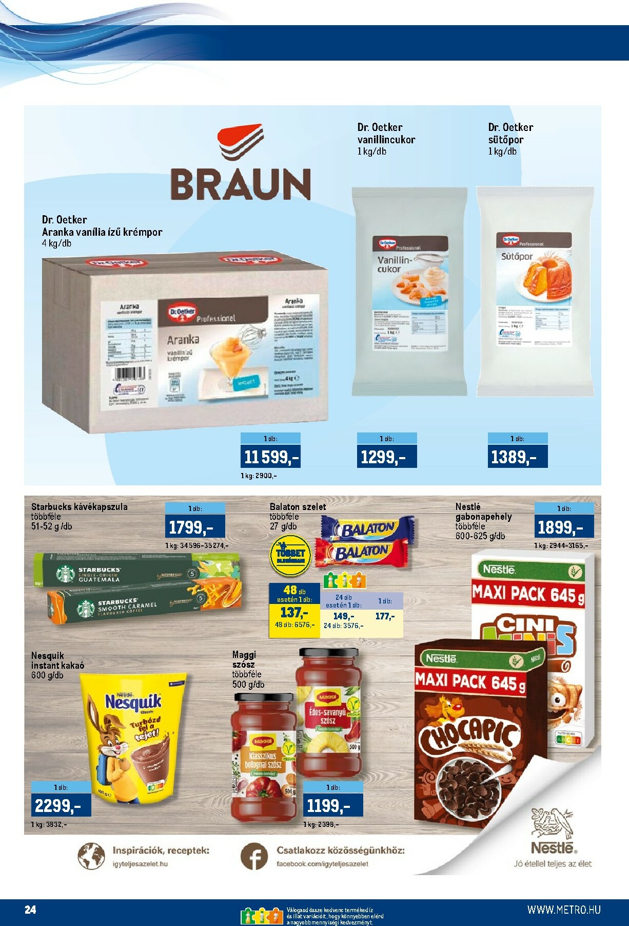 metro - Metro - Márkák akciós újság, érvényes 12.01. - 12.14. - page: 24