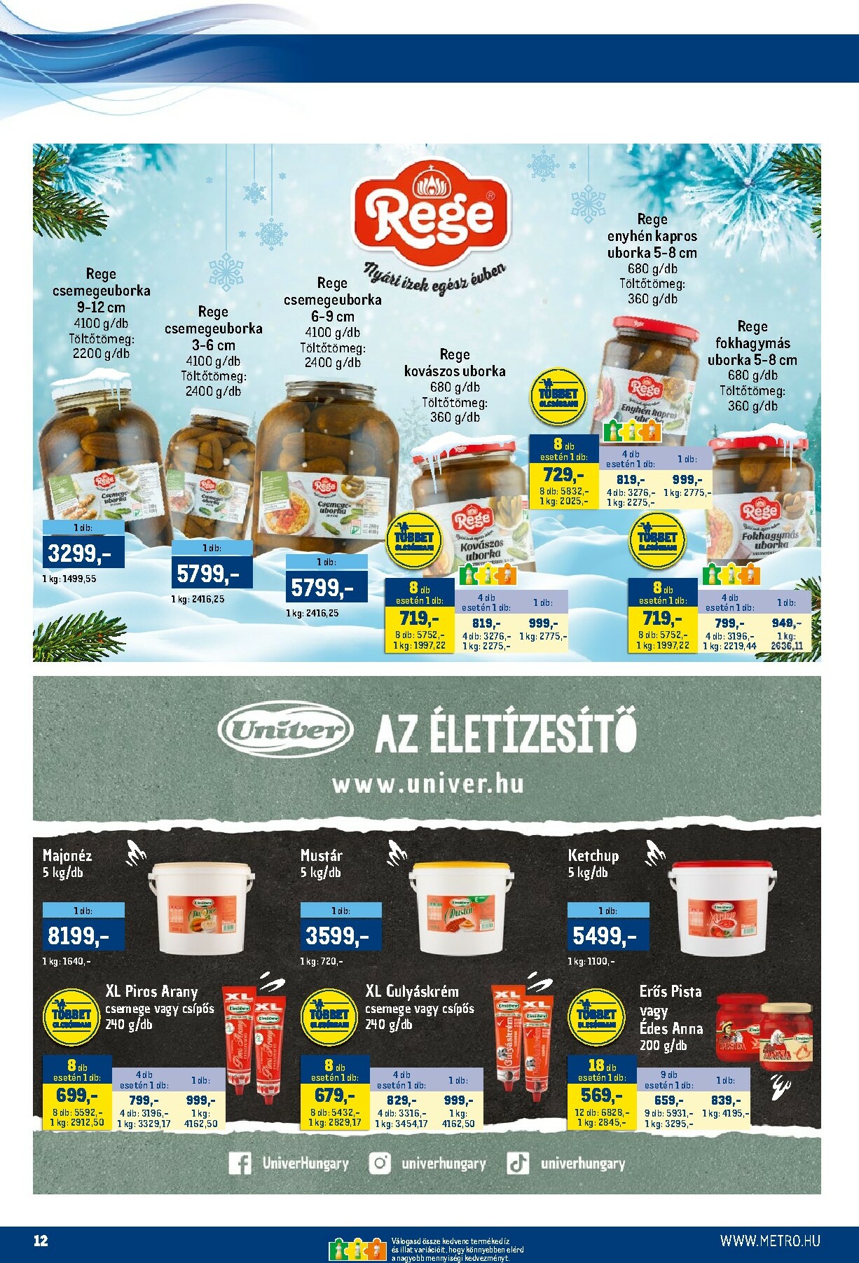 metro - Metro - Márkák akciós újság, érvényes 12.01. - 12.14. - page: 12