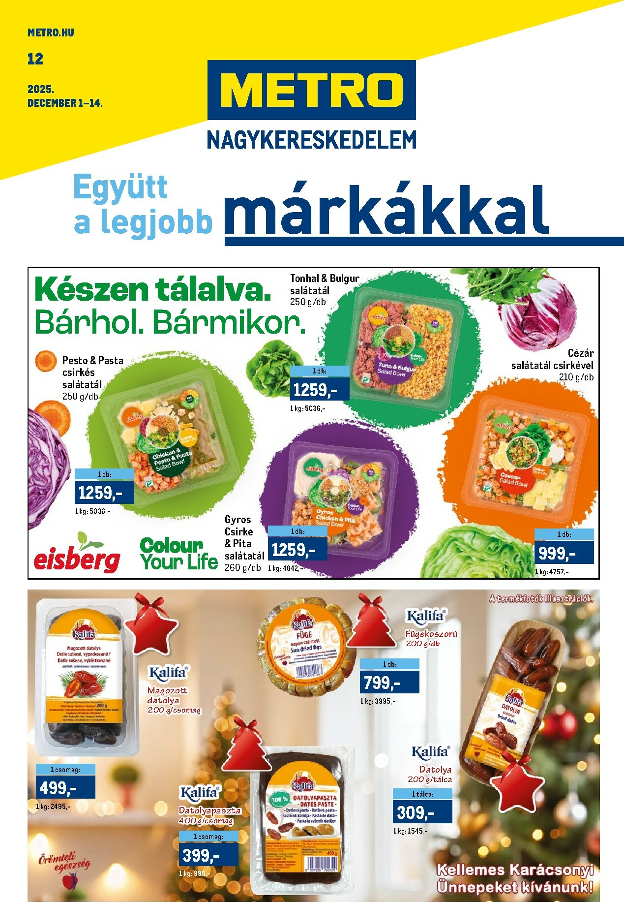 metro - Metro - Márkák akciós újság, érvényes 12.01. - 12.14.