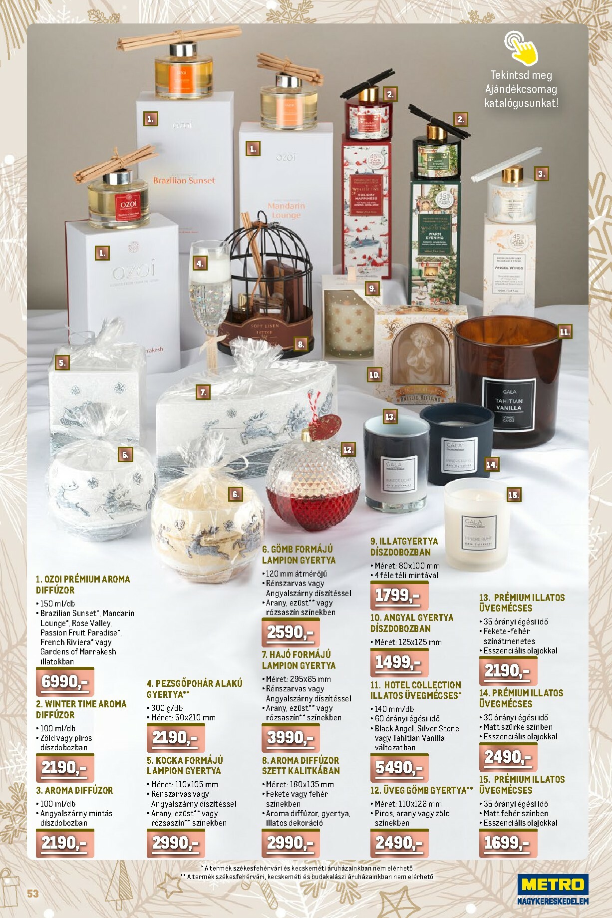metro - Metro - Ünnepi katalógus akciós újság, érvényes 12.01. - 12.31. - page: 53