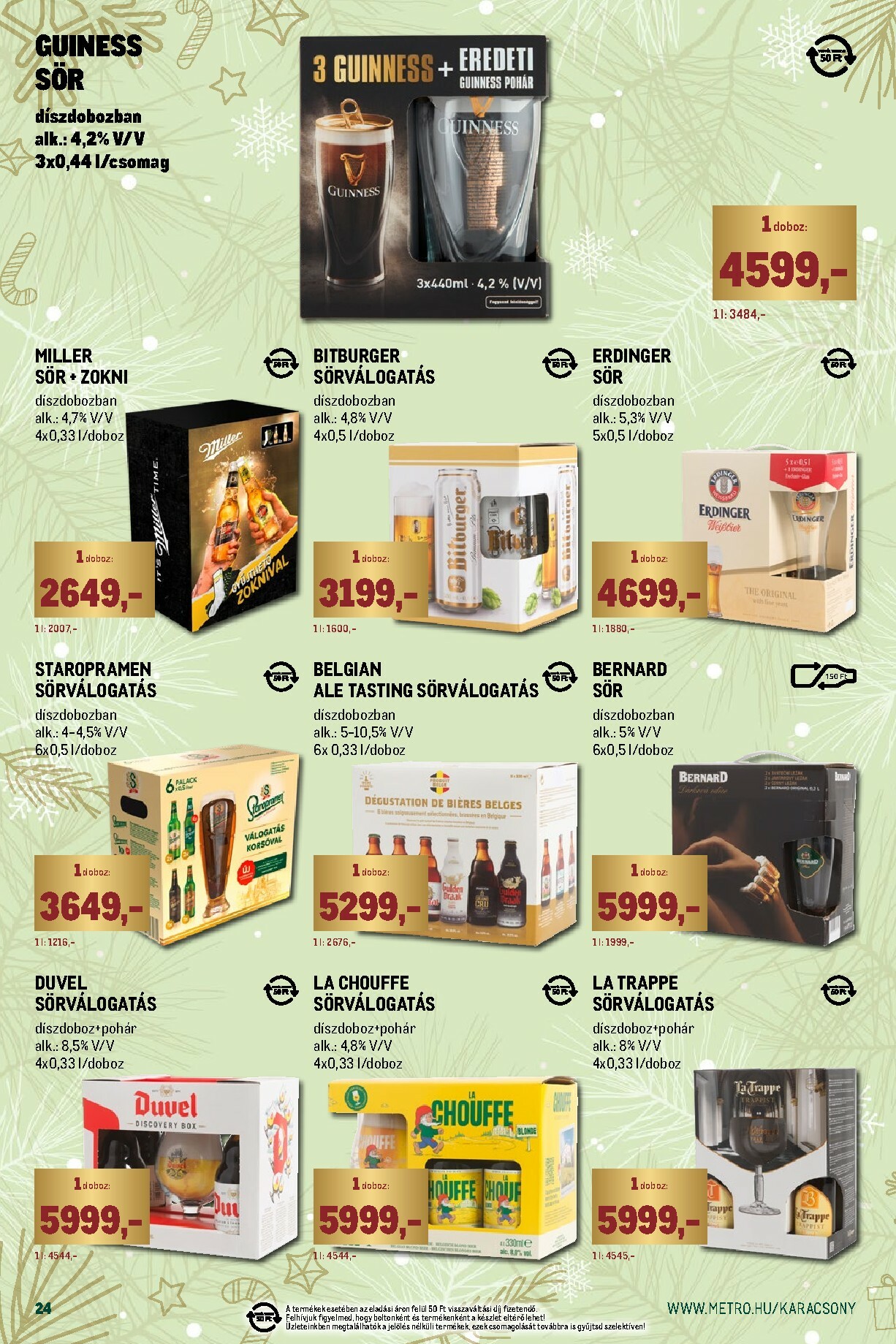 metro - Metro - Ünnepi katalógus akciós újság, érvényes 12.01. - 12.31. - page: 24