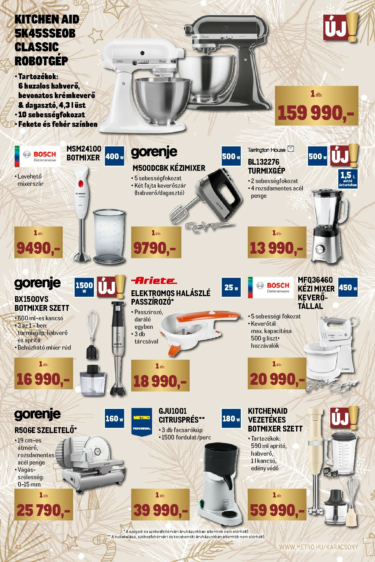 metro - Metro - Ünnepi katalógus akciós újság, érvényes 12.01. - 12.31. - page: 42