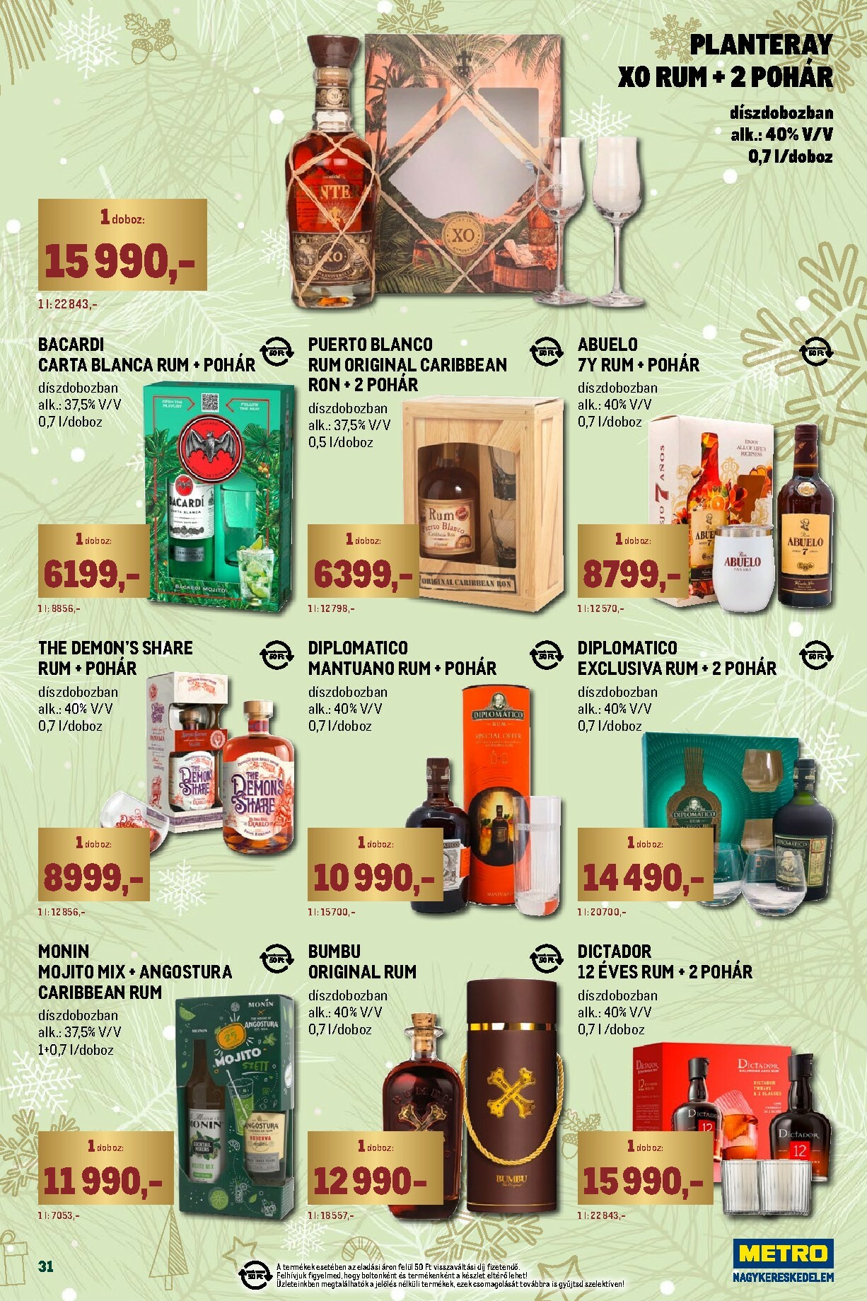 metro - Metro - Ünnepi katalógus akciós újság, érvényes 12.01. - 12.31. - page: 31