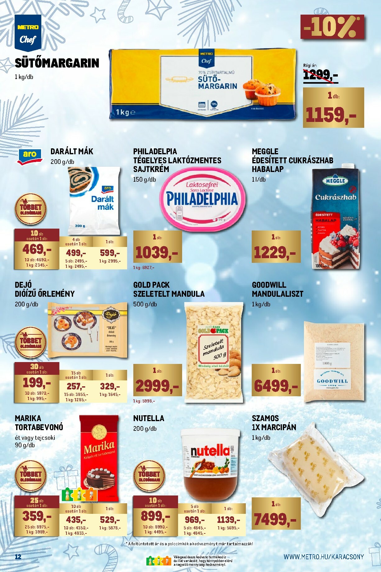 metro - Metro - Ünnepi katalógus akciós újság, érvényes 12.01. - 12.31. - page: 12