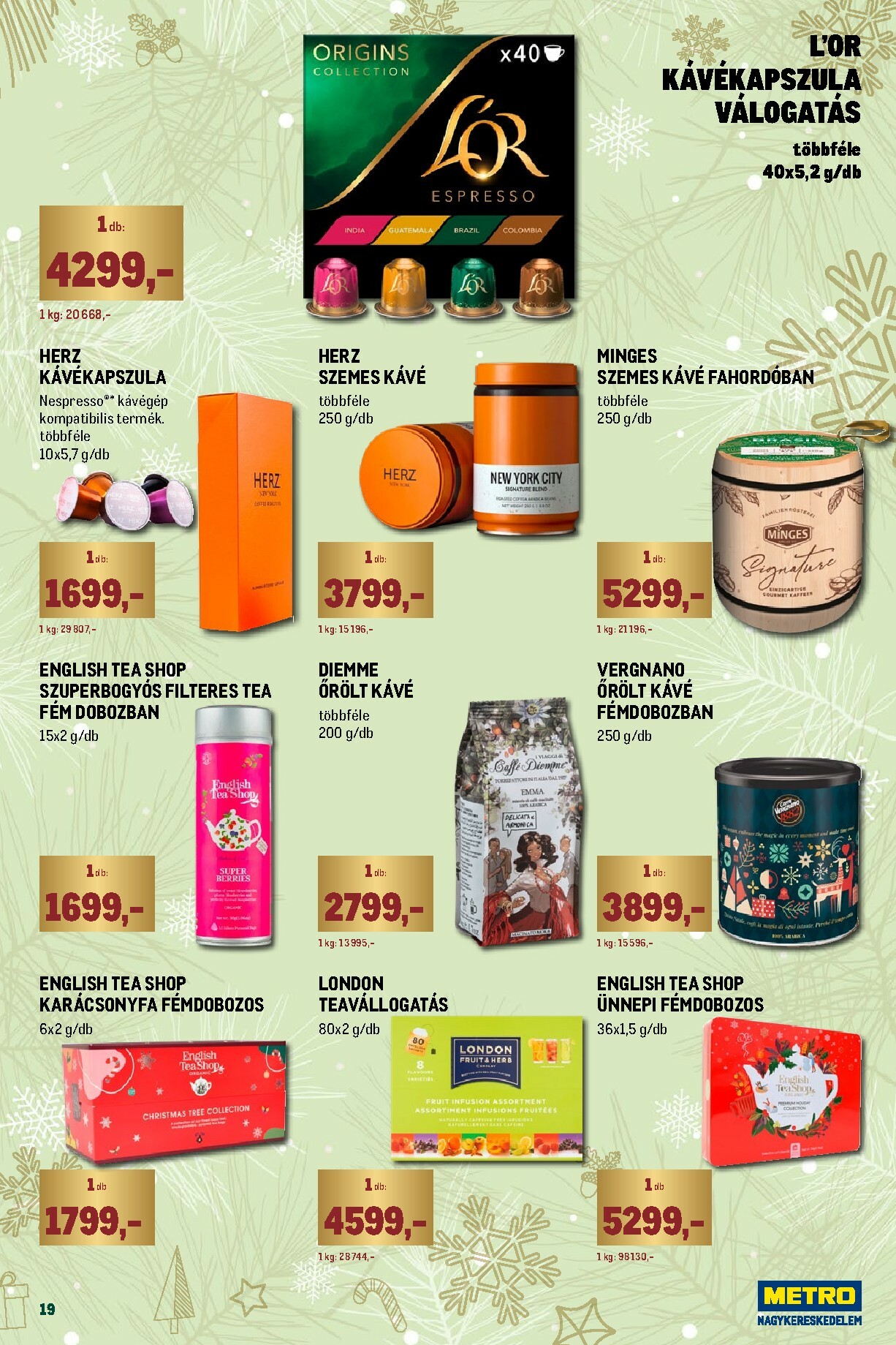 metro - Metro - Ünnepi katalógus akciós újság, érvényes 12.01. - 12.31. - page: 19