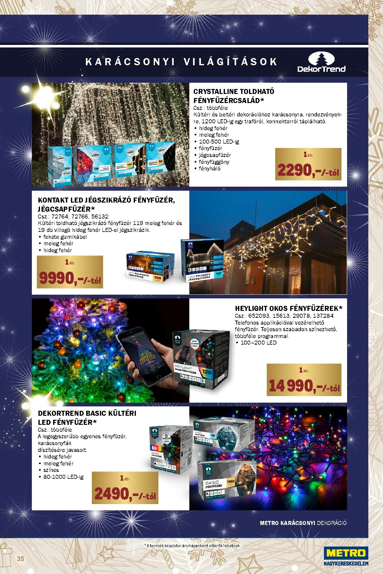 metro - Metro - Ünnepi katalógus akciós újság, érvényes 12.01. - 12.31. - page: 35