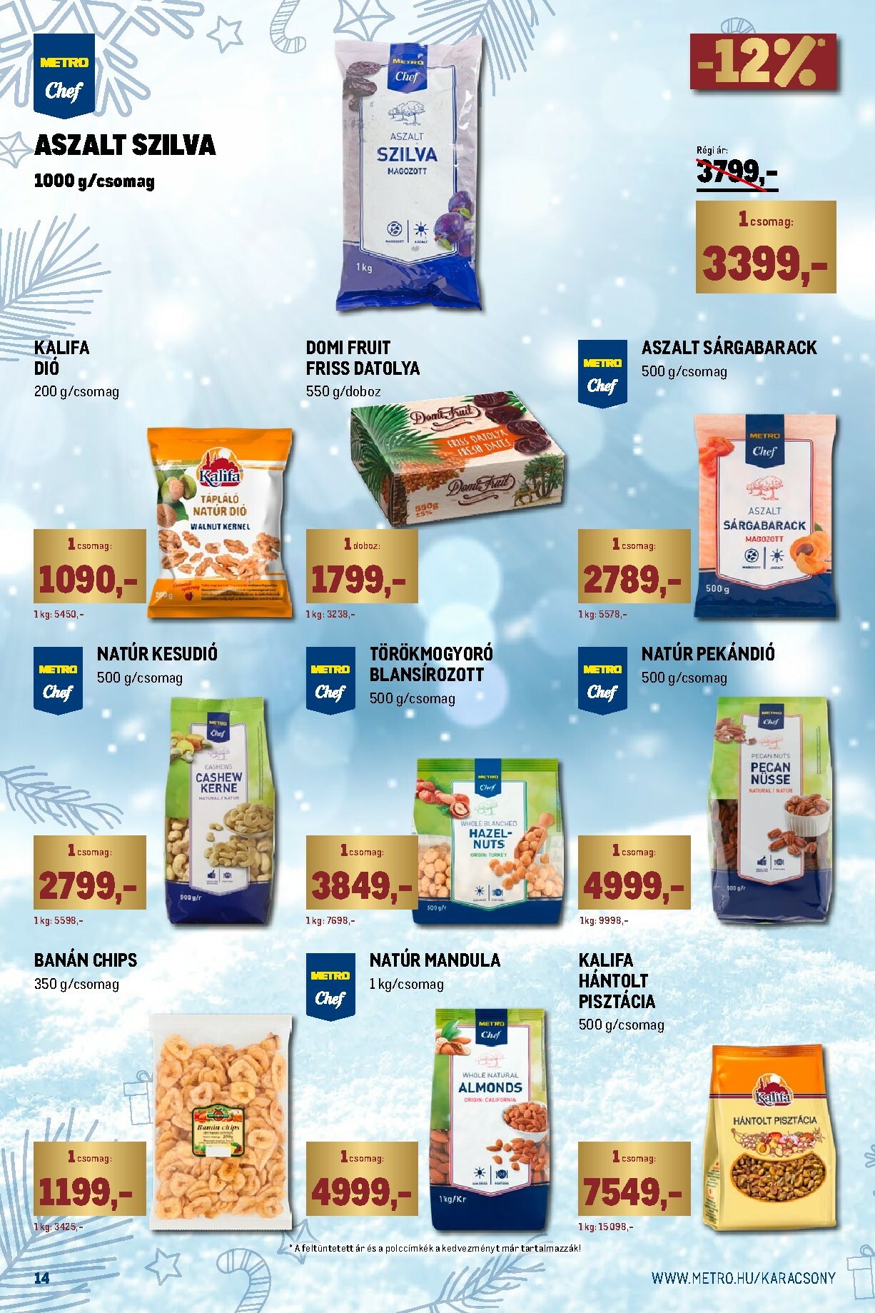 metro - Metro - Ünnepi katalógus akciós újság, érvényes 12.01. - 12.31. - page: 14