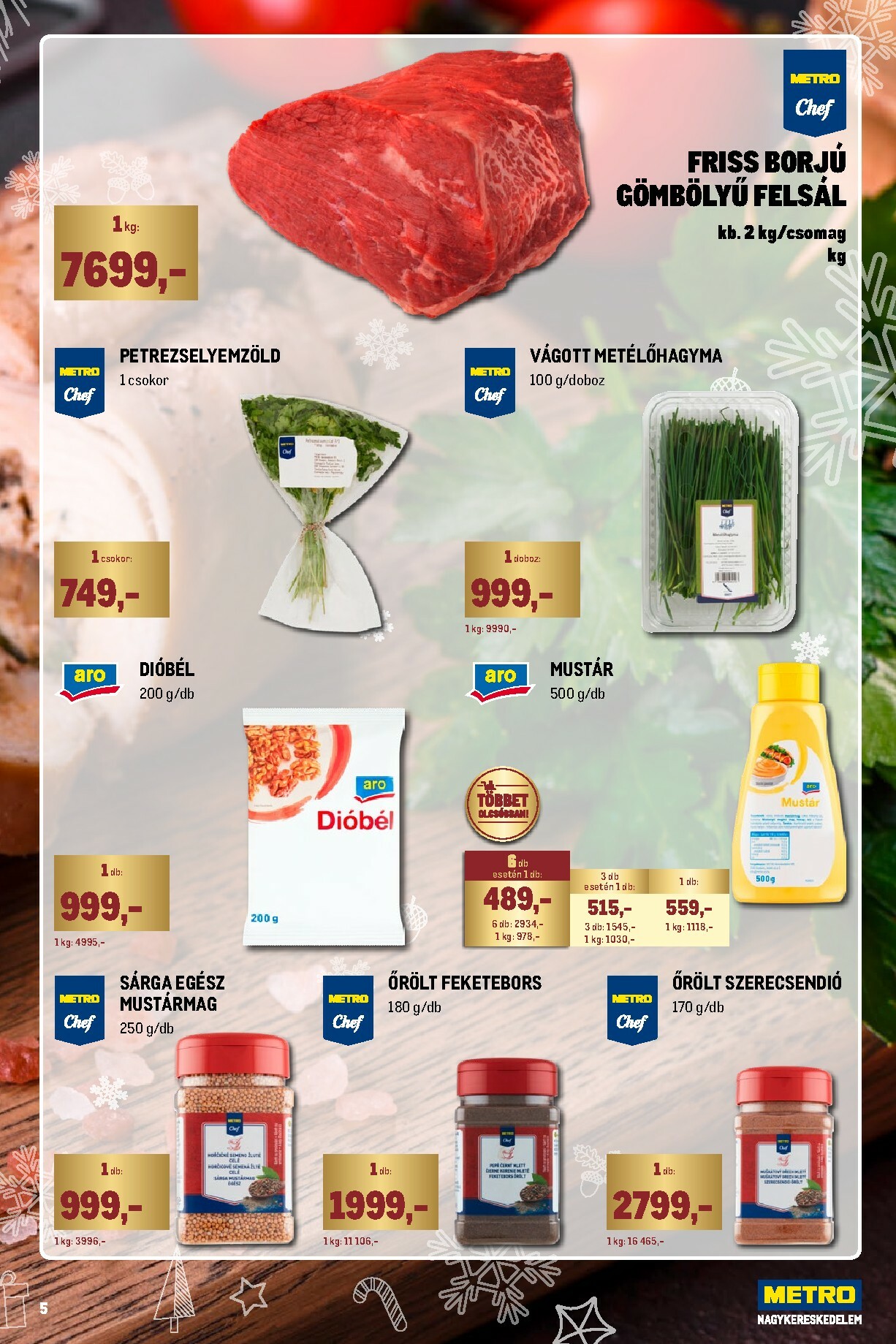 metro - Metro - Ünnepi katalógus akciós újság, érvényes 12.01. - 12.31. - page: 5