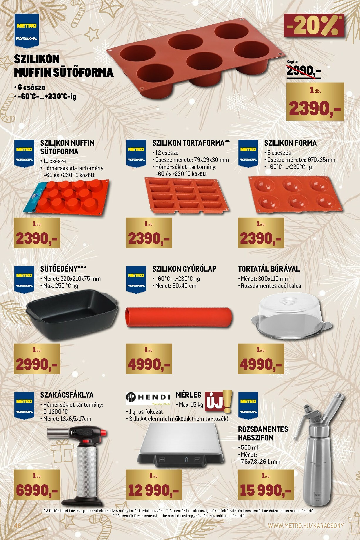 metro - Metro - Ünnepi katalógus akciós újság, érvényes 12.01. - 12.31. - page: 46