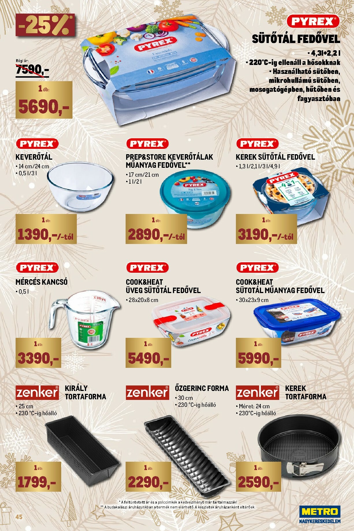 metro - Metro - Ünnepi katalógus akciós újság, érvényes 12.01. - 12.31. - page: 45