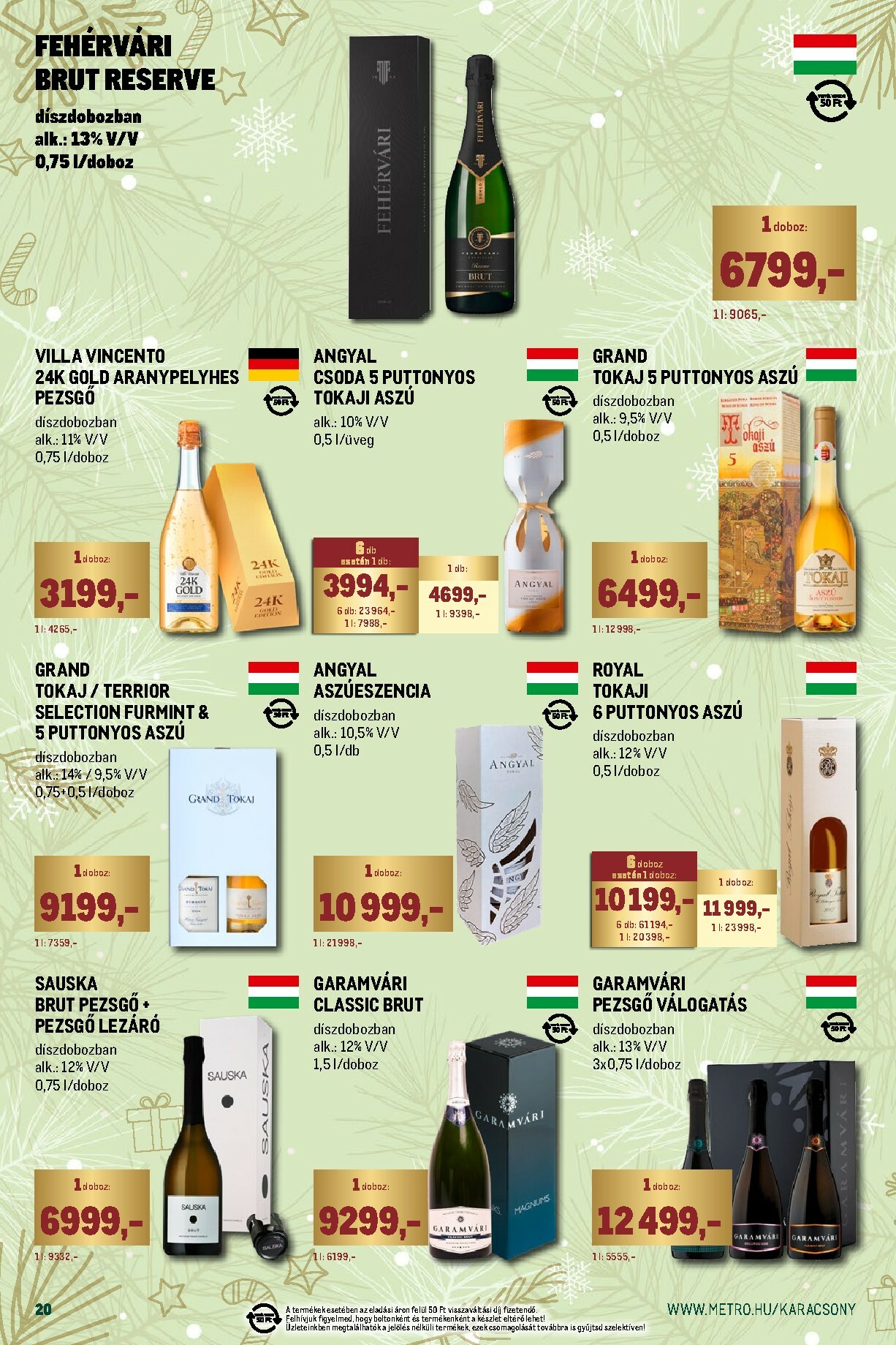metro - Metro - Ünnepi katalógus akciós újság, érvényes 12.01. - 12.31. - page: 20