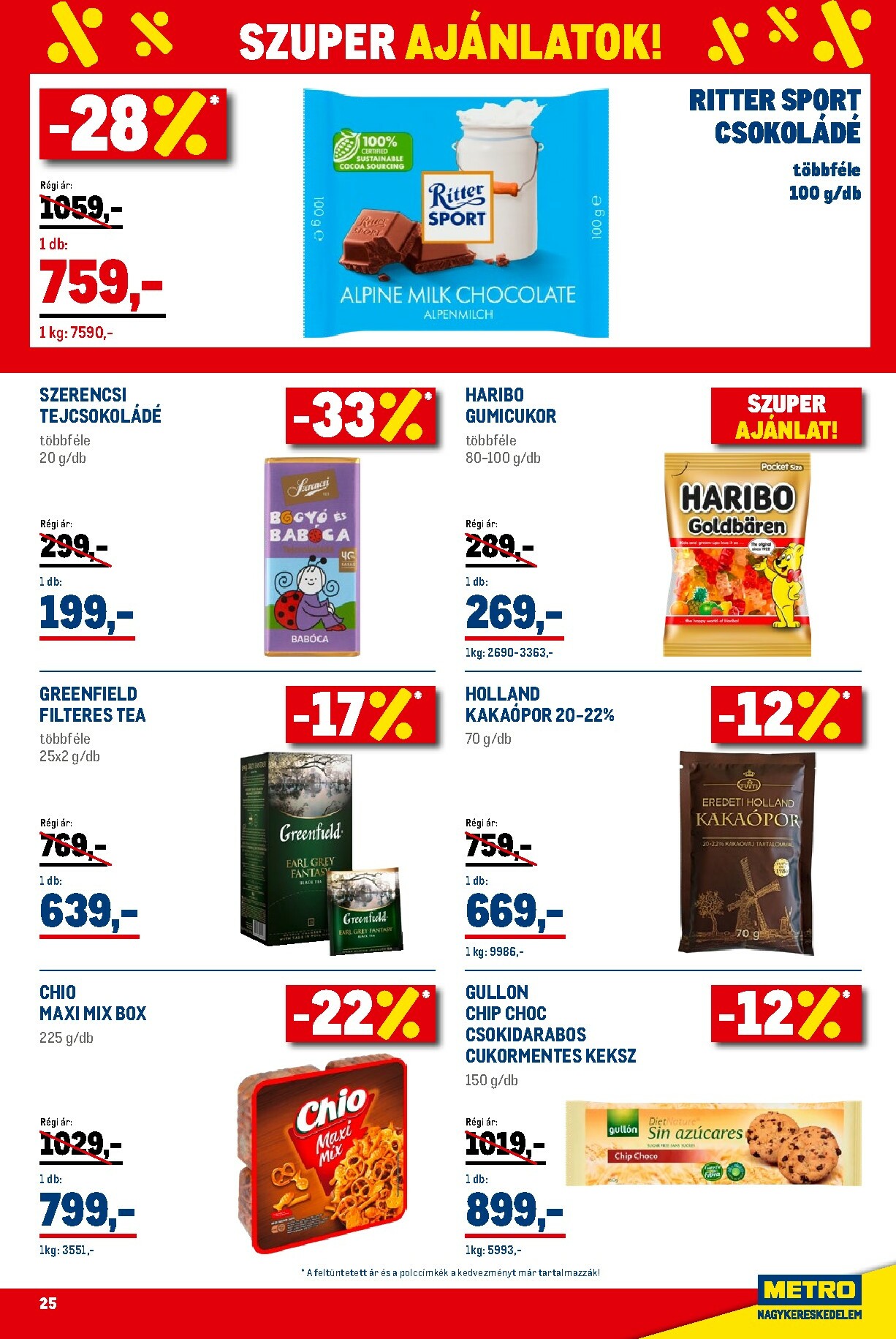 metro - Metro - Élelmiszer és Szezonális Ajánlataink Kiskereskedőknek akciós újság, érvényes 01.02. - 01.31. - page: 25