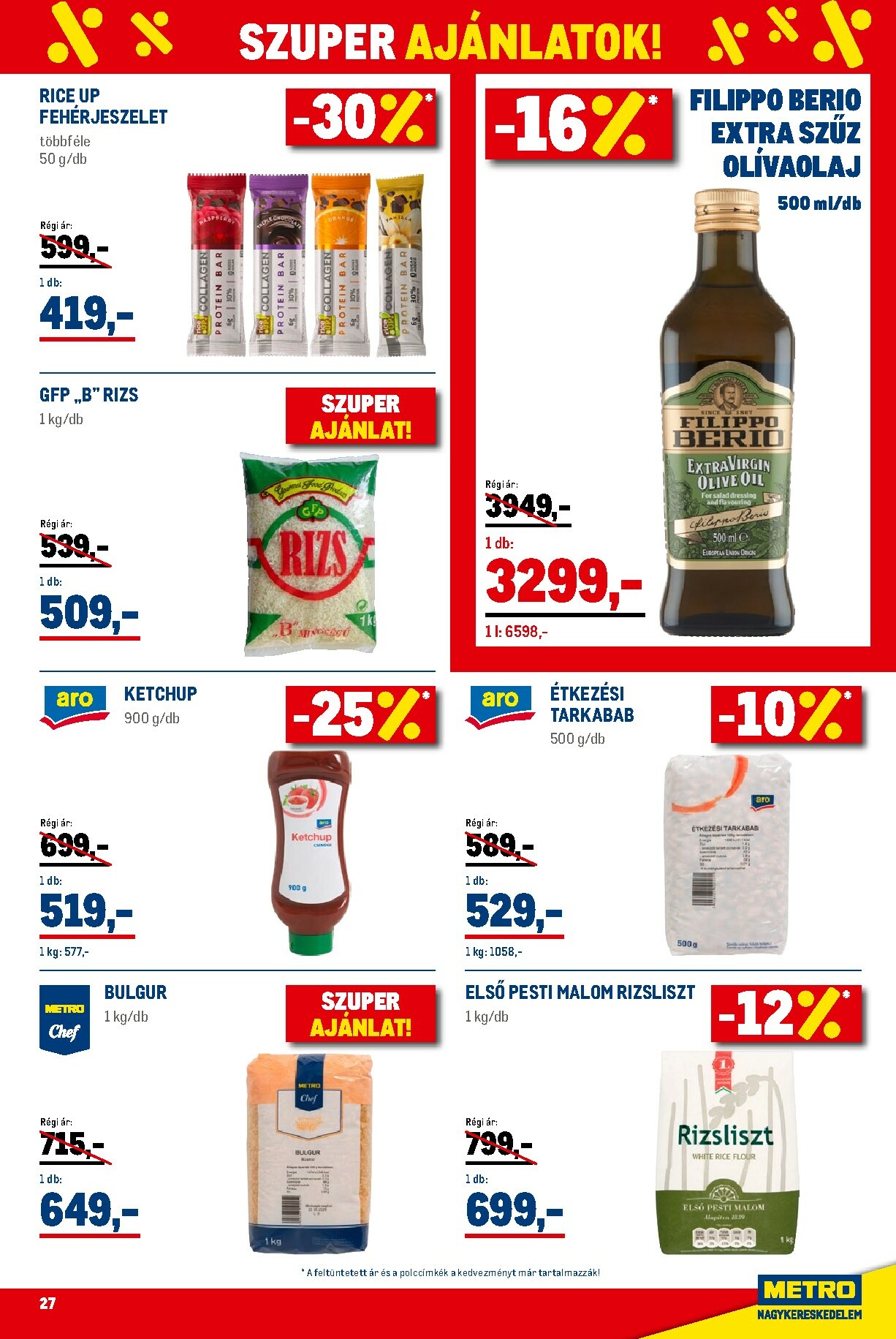 metro - Metro - Élelmiszer és Szezonális Ajánlataink Kiskereskedőknek akciós újság, érvényes 01.02. - 01.31. - page: 27