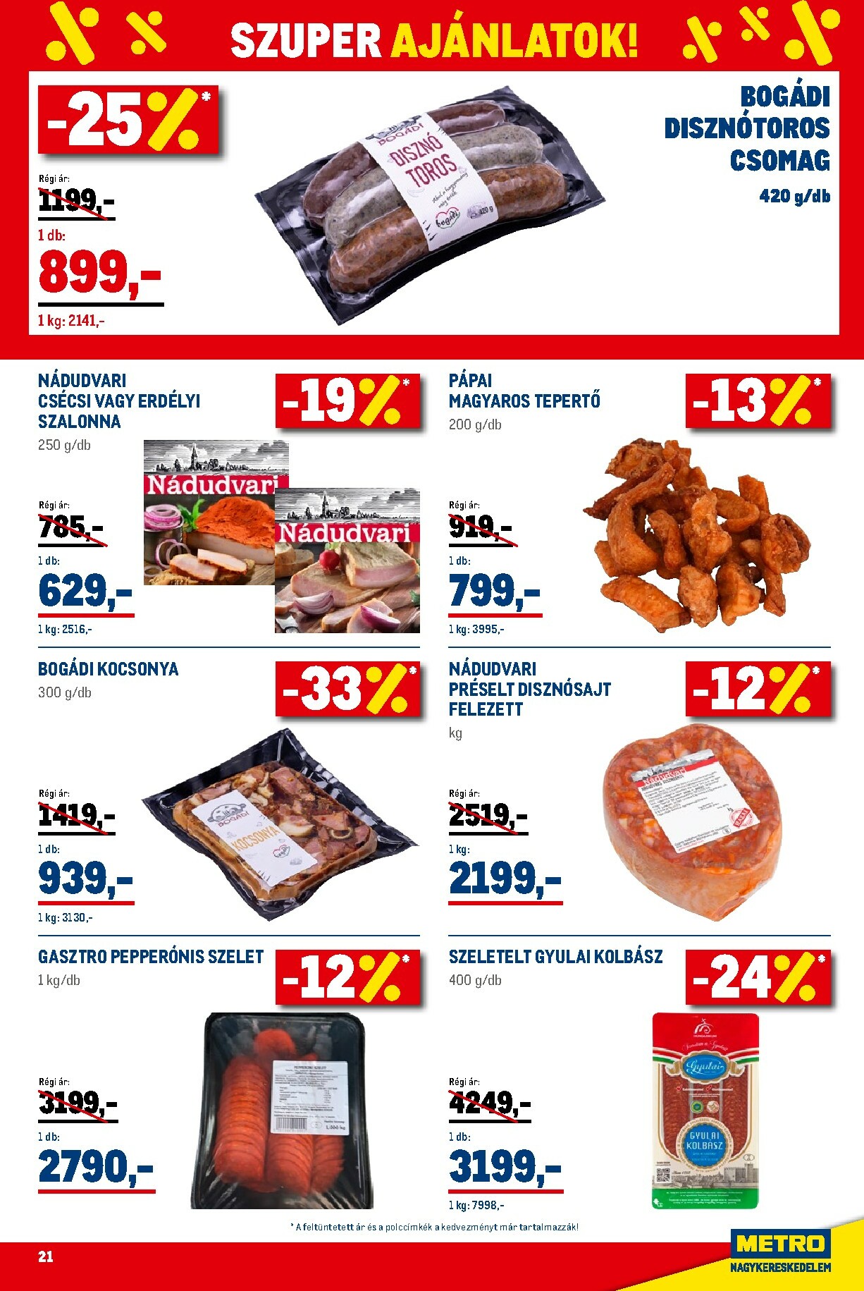metro - Metro - Élelmiszer és Szezonális Ajánlataink Kiskereskedőknek akciós újság, érvényes 01.02. - 01.31. - page: 21