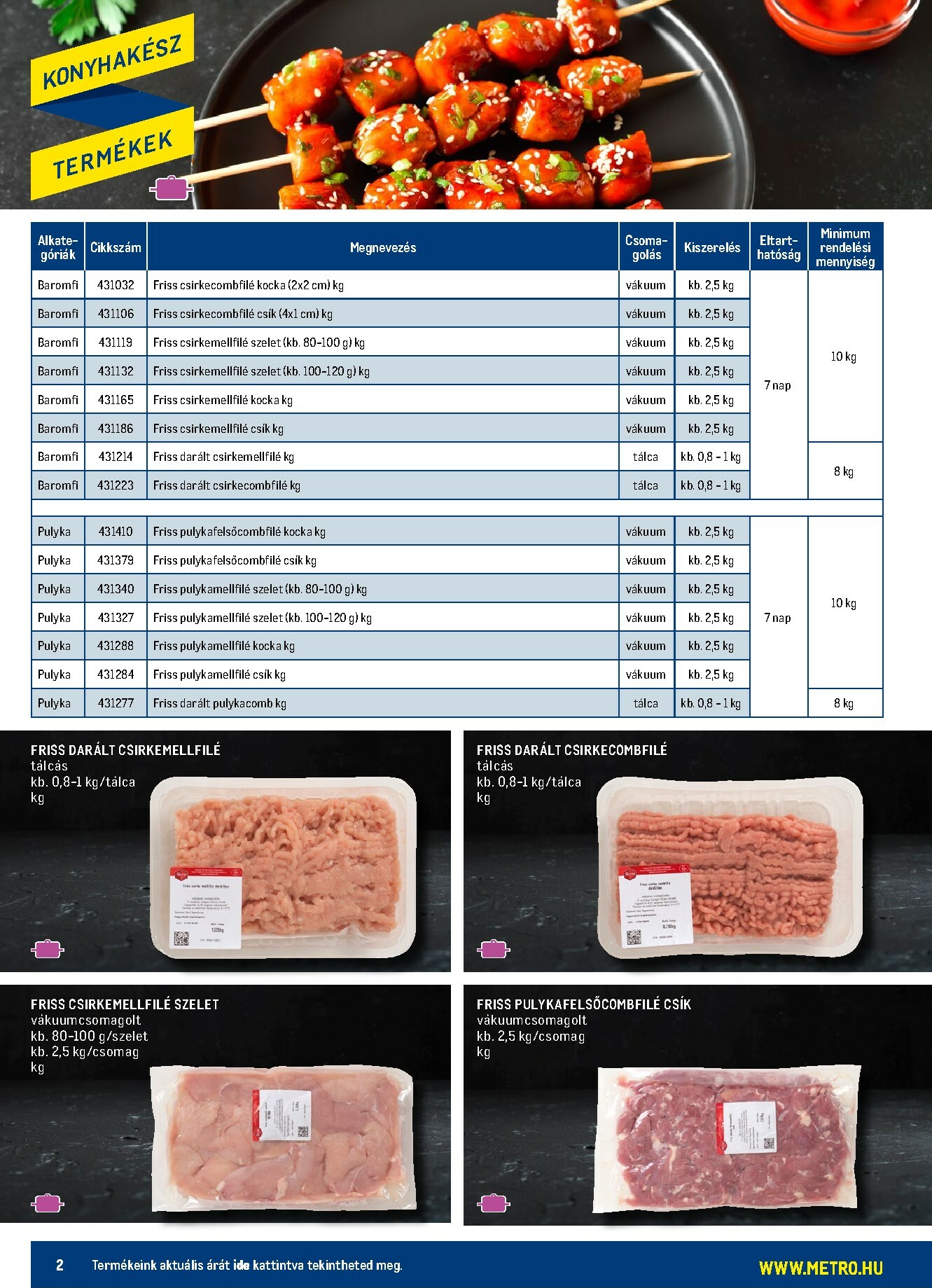 metro - Metro - Konyhakész Húsok Budapest katalógus akciós újság, érvényes 01.01. - 05.31. - page: 2