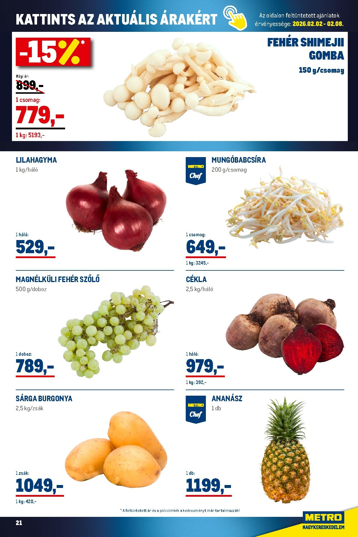 metro - Metro akciós újság, érvényes 2026.02.01. - 2026.02.28. - page: 21