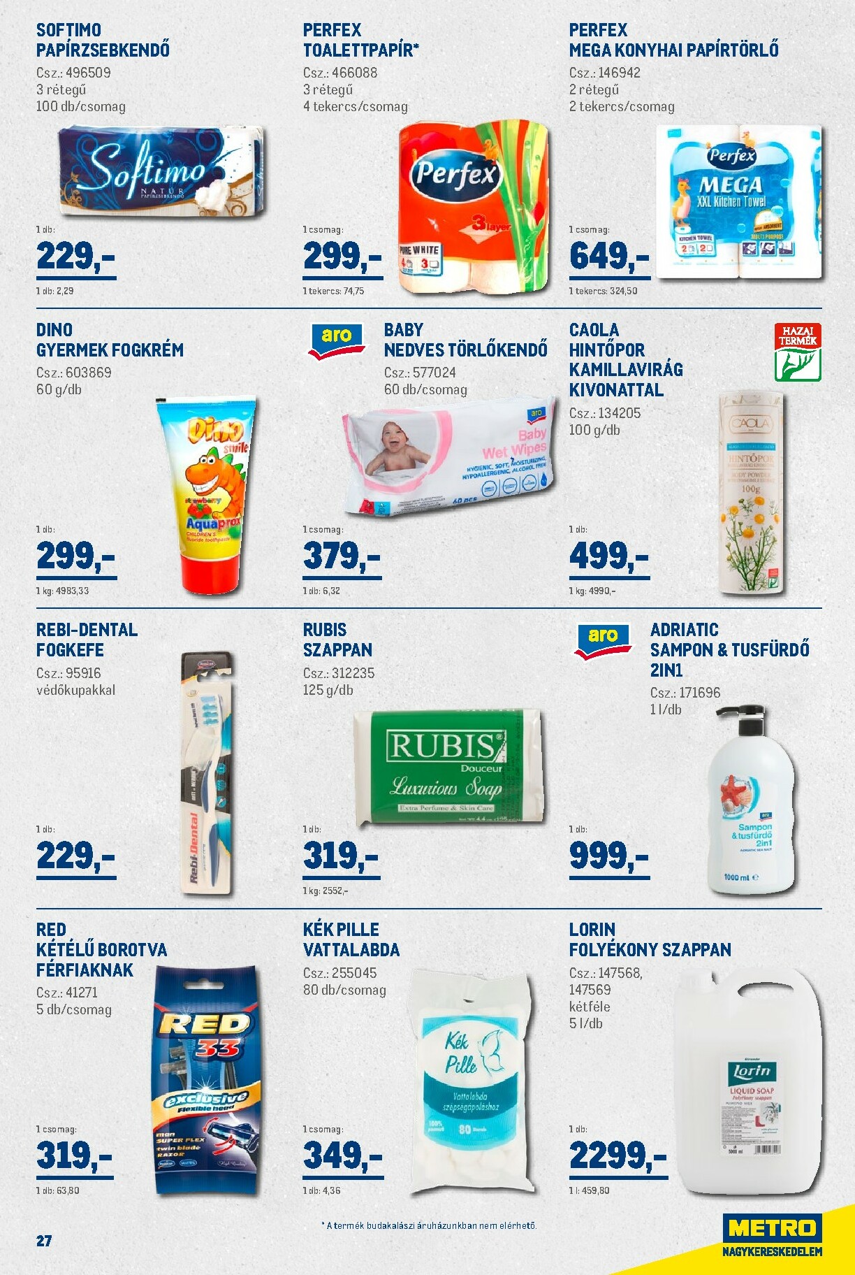 metro - Metro - Nagy Ajánlatok Kiskereskedőknak akciós újság, érvényes 2026.02.01. - 2026.02.28. - page: 27