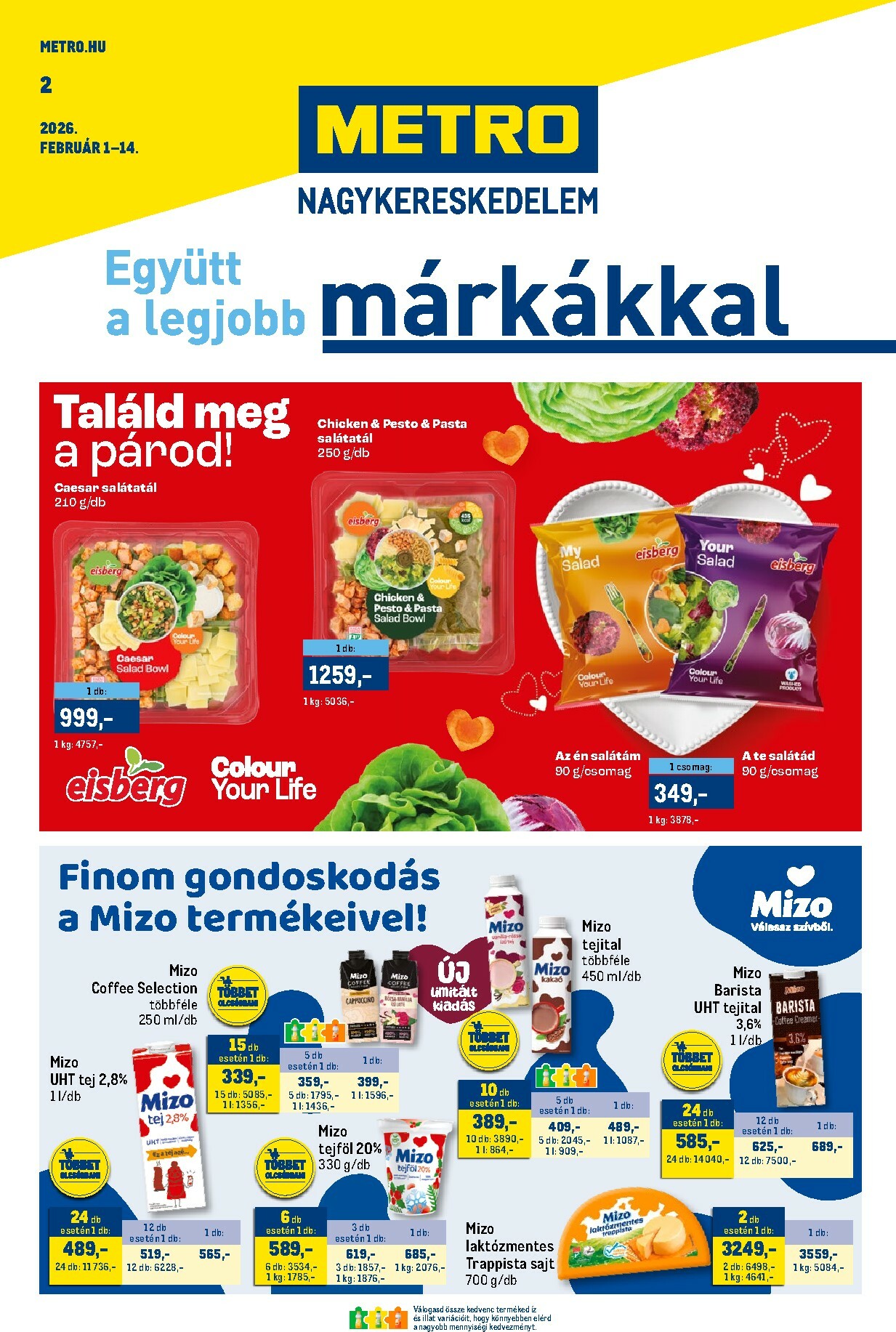 metro - Metro - Márkák katalógus akciós újság, érvényes 2026.02.01. - 2026.02.14.