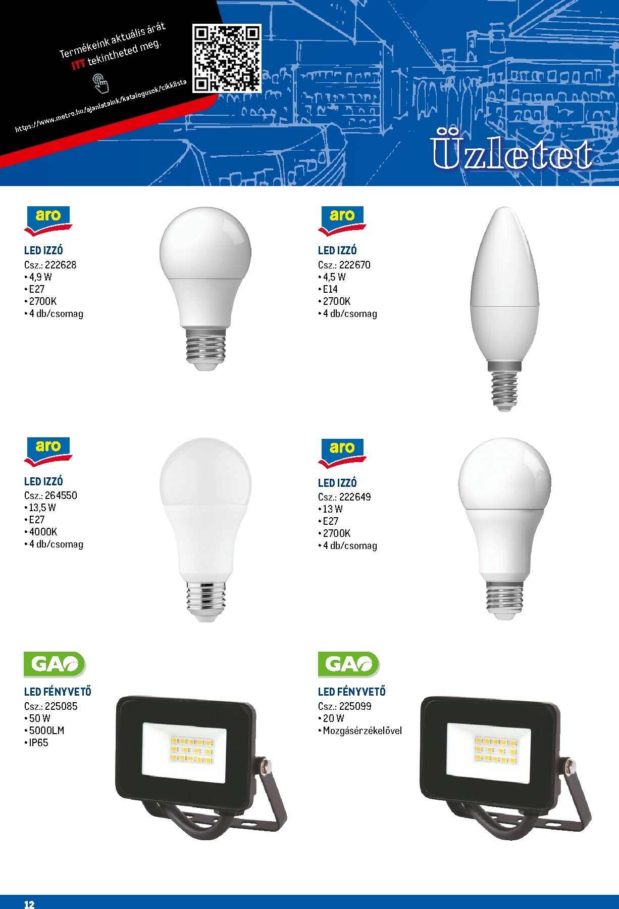 metro - Metro - Ajánlataink kiskereskedőknek akciós újság, érvényes 2025.03.01. - 2026.03.31. - page: 12