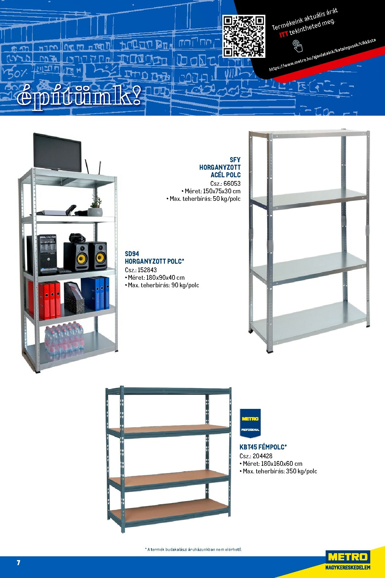 metro - Metro - Ajánlataink kiskereskedőknek akciós újság, érvényes 2025.03.01. - 2026.03.31. - page: 7