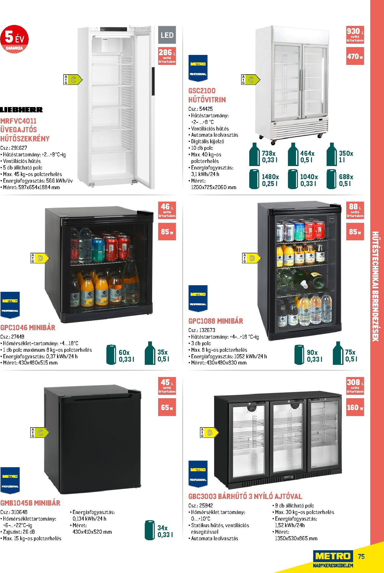 metro - Metro - Gasztro konyha katalógus akciós újság, érvényes 2026.02.18. - 2026.05.31. - page: 75