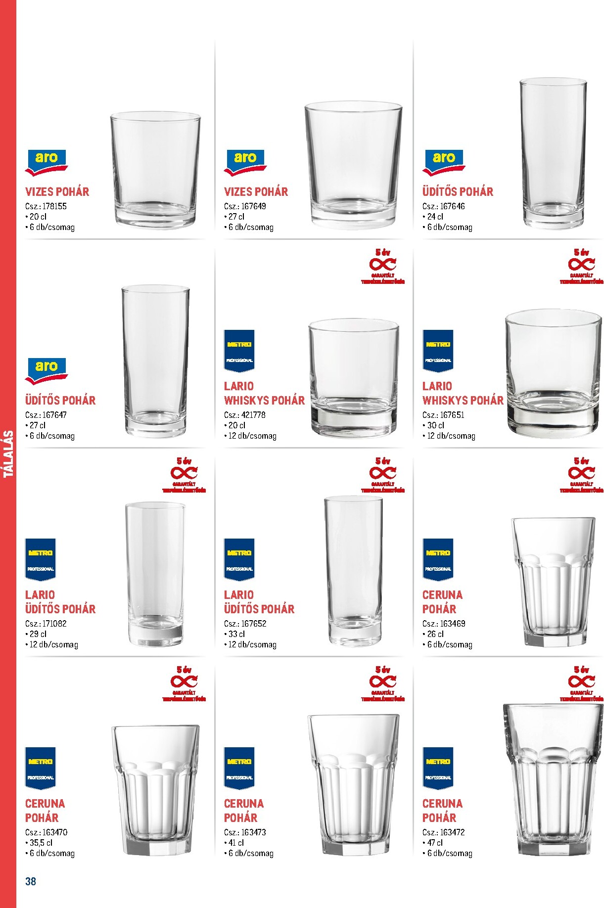 metro - Metro - Gasztro konyha katalógus akciós újság, érvényes 2026.02.18. - 2026.05.31. - page: 38