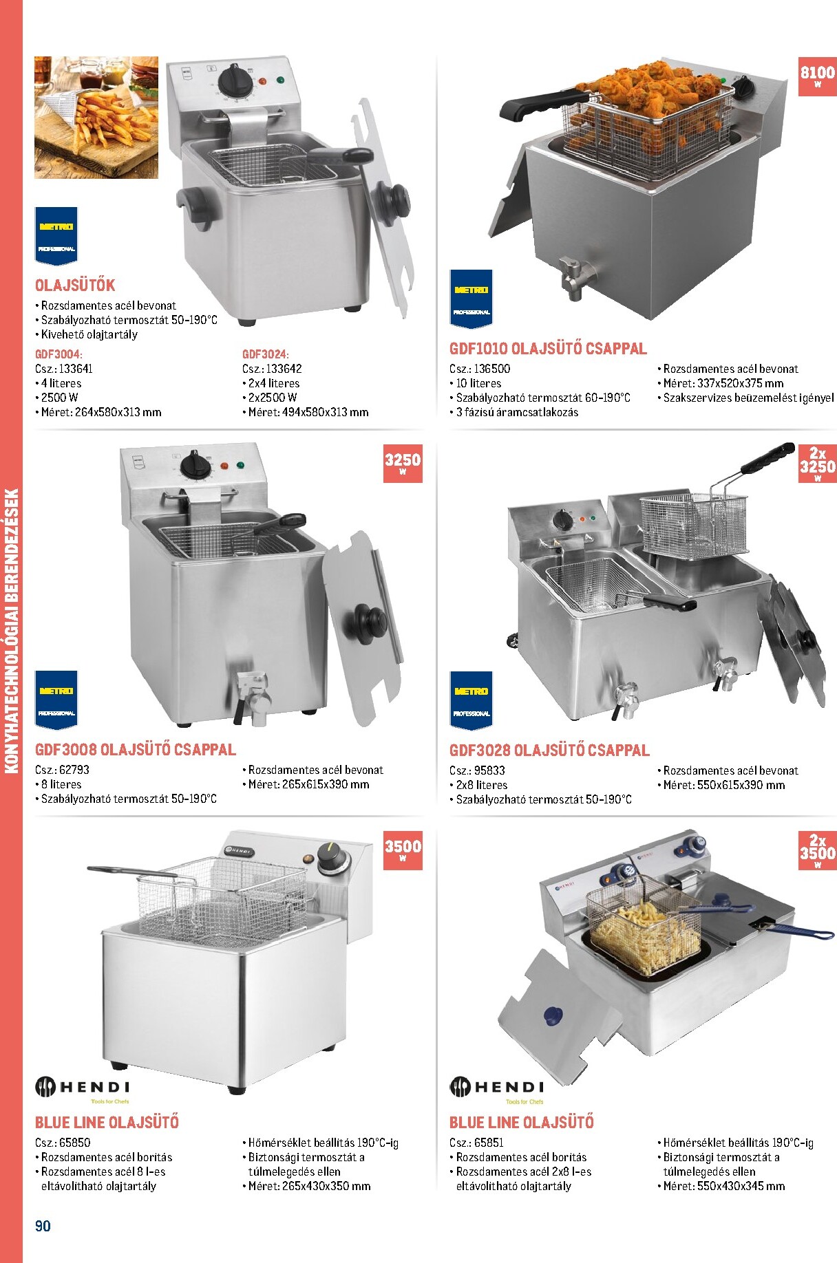 metro - Metro - Gasztro konyha katalógus akciós újság, érvényes 2026.02.18. - 2026.05.31. - page: 90