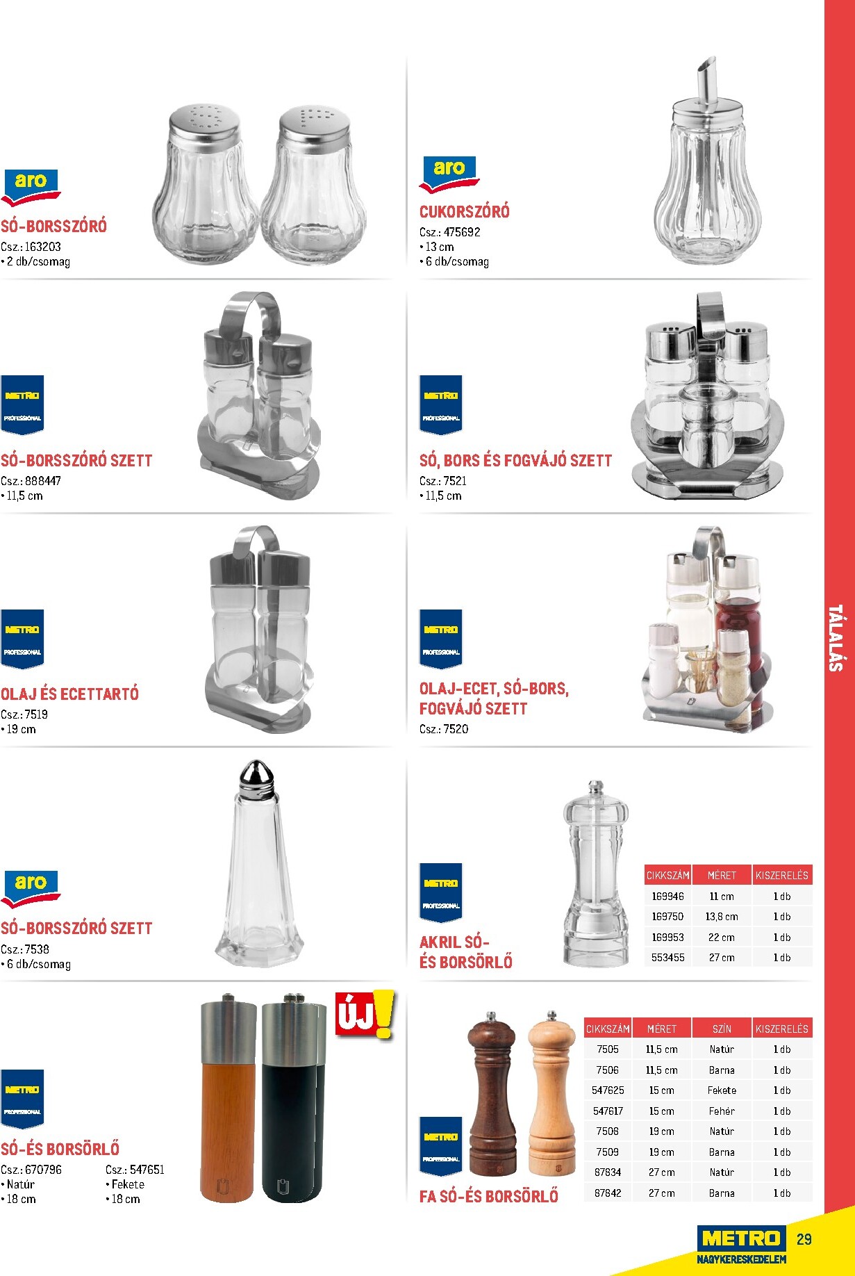 metro - Metro - Gasztro konyha katalógus akciós újság, érvényes 2026.02.18. - 2026.05.31. - page: 29