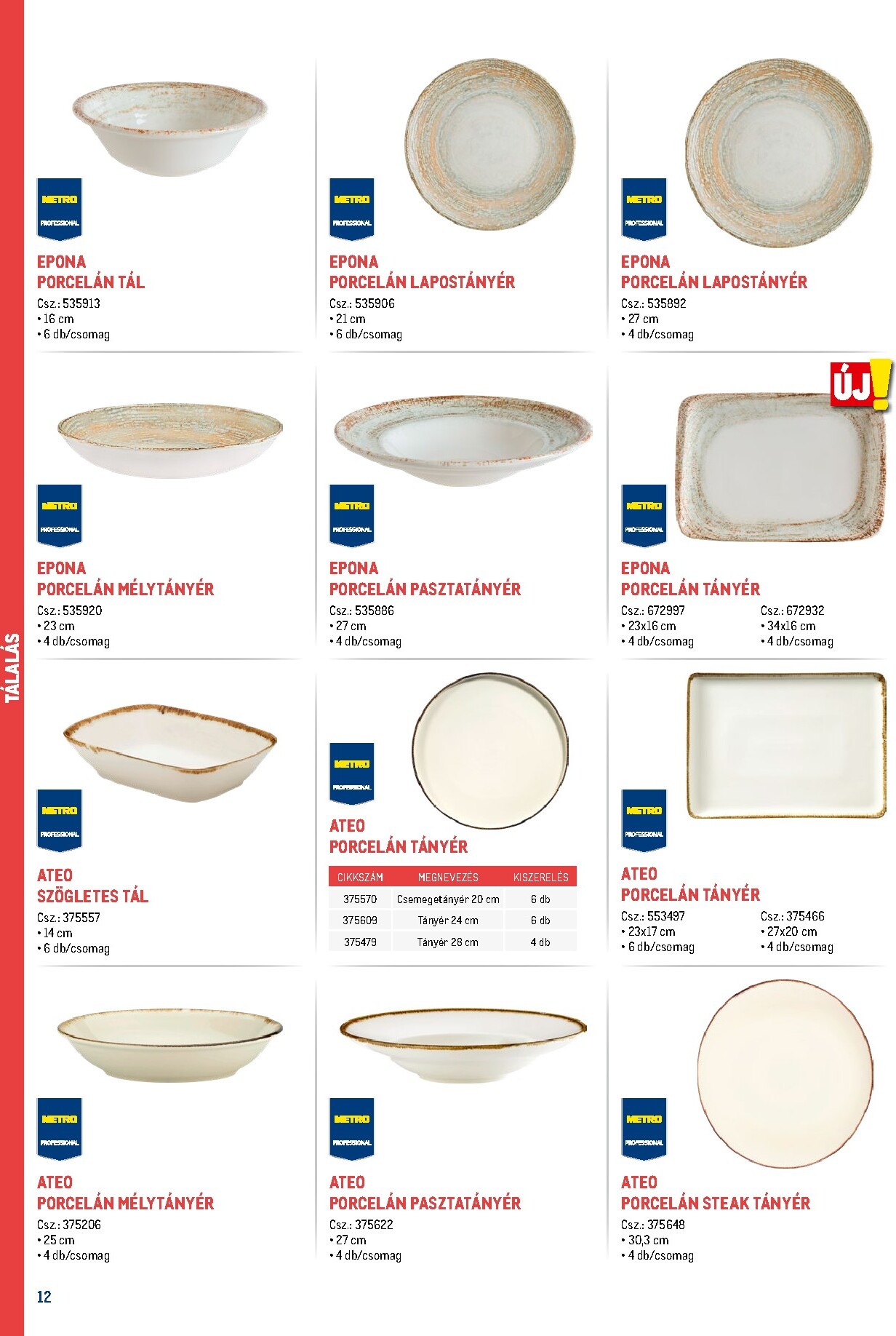 metro - Metro - Gasztro konyha katalógus akciós újság, érvényes 2026.02.18. - 2026.05.31. - page: 12