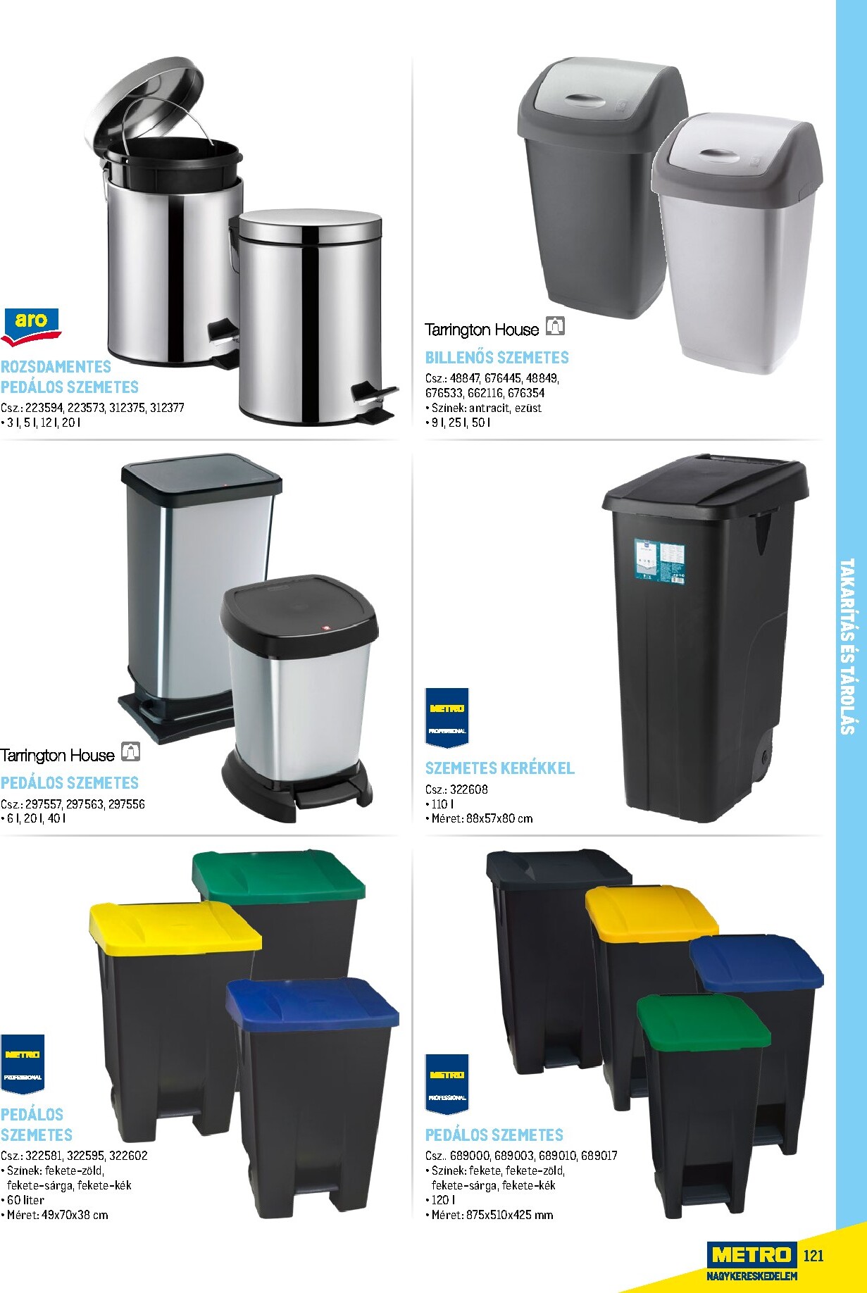 metro - Metro - Gasztro konyha katalógus akciós újság, érvényes 2026.02.18. - 2026.05.31. - page: 121