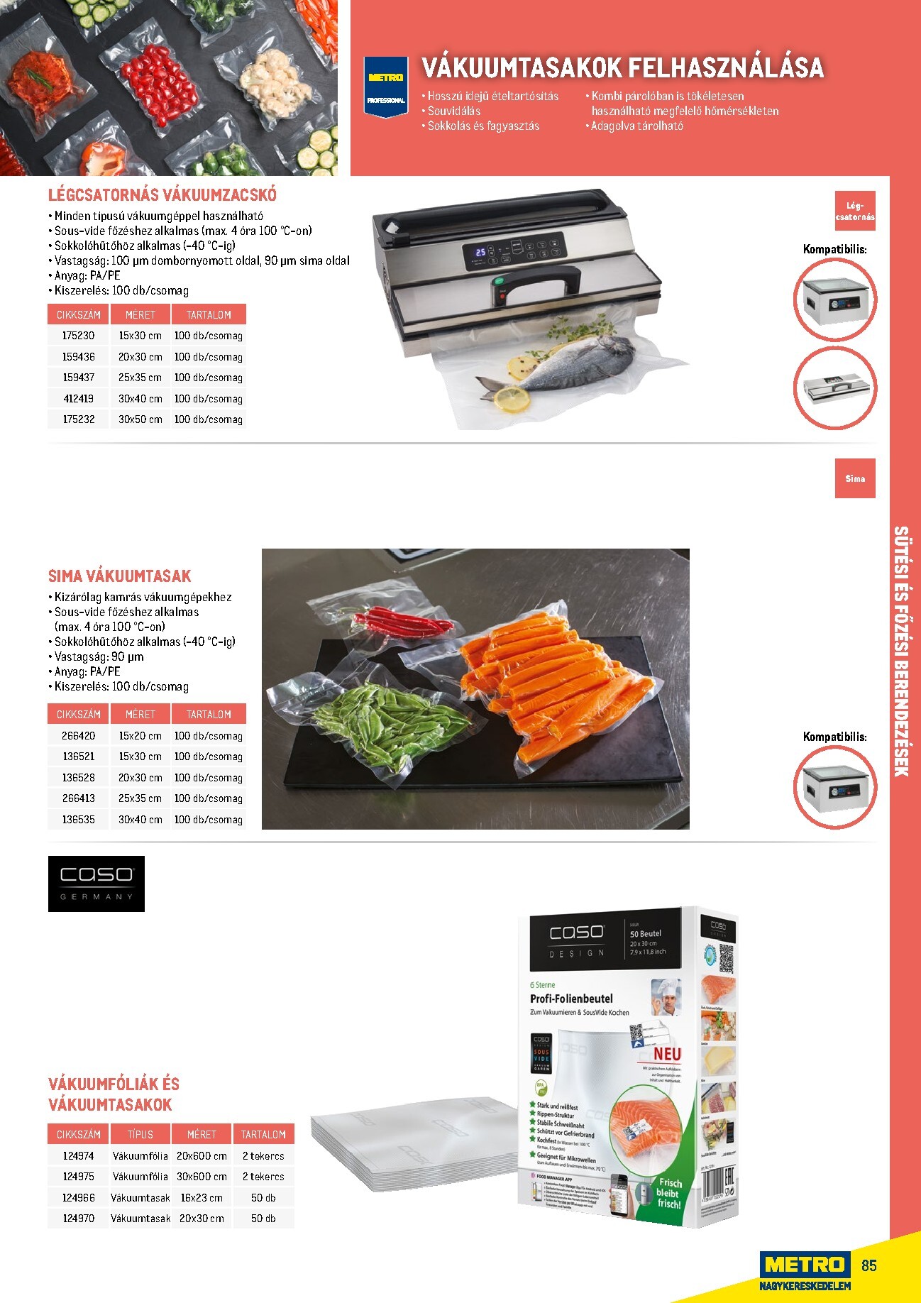 metro - Metro - Gasztro konyha katalógus akciós újság, érvényes 2026.02.18. - 2026.05.31. - page: 85