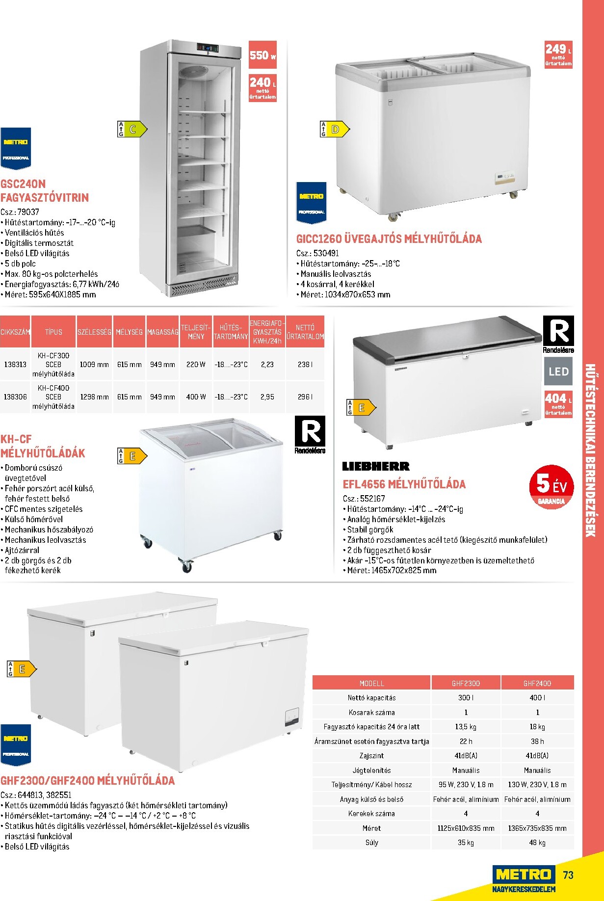 metro - Metro - Gasztro konyha katalógus akciós újság, érvényes 2026.02.18. - 2026.05.31. - page: 73
