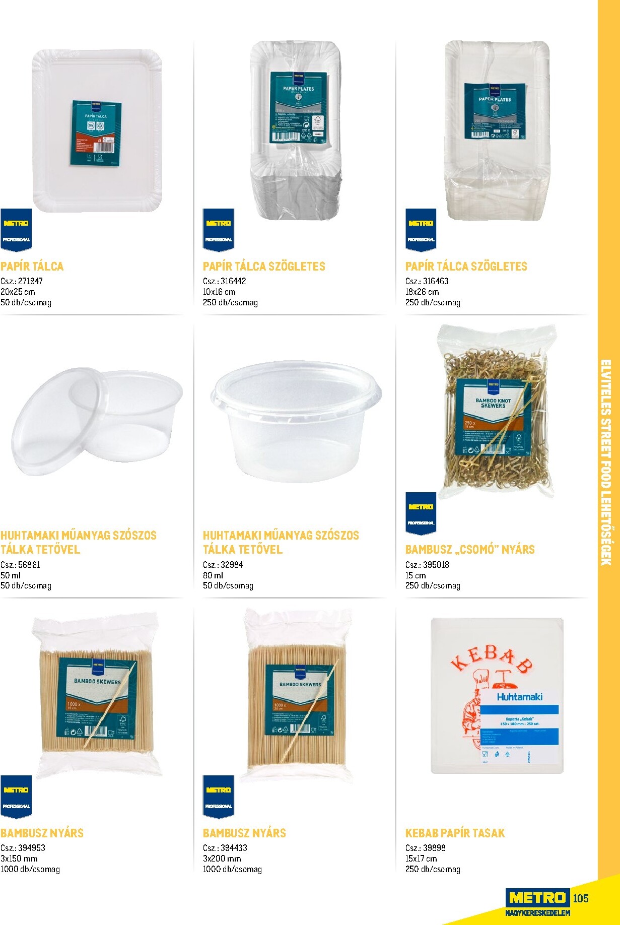metro - Metro - Gasztro konyha katalógus akciós újság, érvényes 2026.02.18. - 2026.05.31. - page: 105