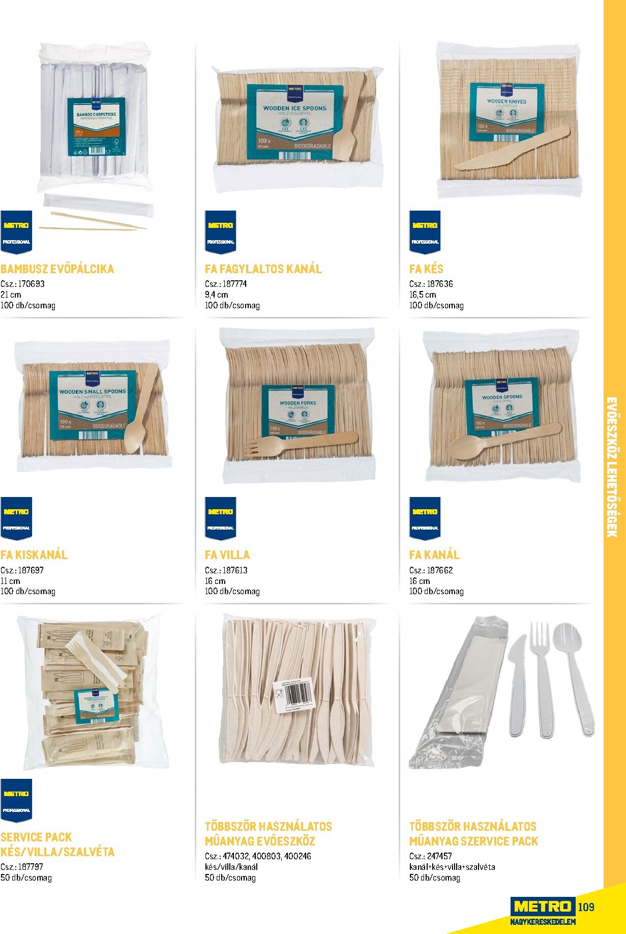 metro - Metro - Gasztro konyha katalógus akciós újság, érvényes 2026.02.18. - 2026.05.31. - page: 109