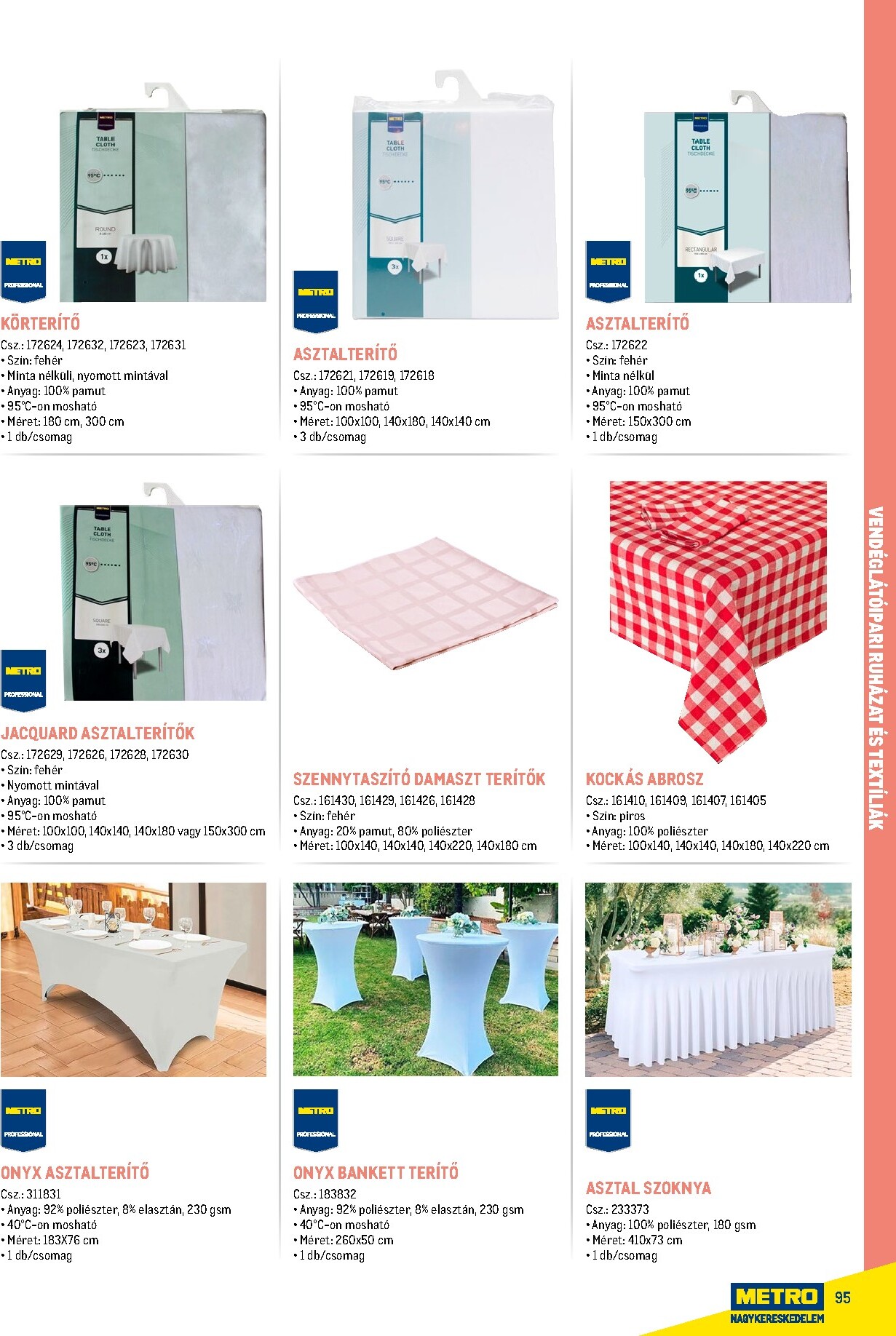 metro - Metro - Gasztro konyha katalógus akciós újság, érvényes 2026.02.18. - 2026.05.31. - page: 95