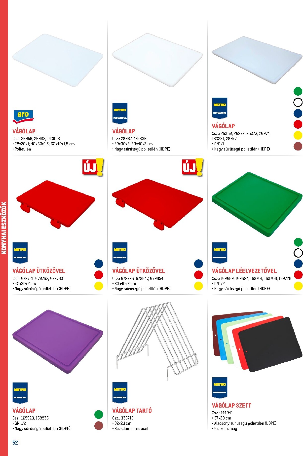 metro - Metro - Gasztro konyha katalógus akciós újság, érvényes 2026.02.18. - 2026.05.31. - page: 52